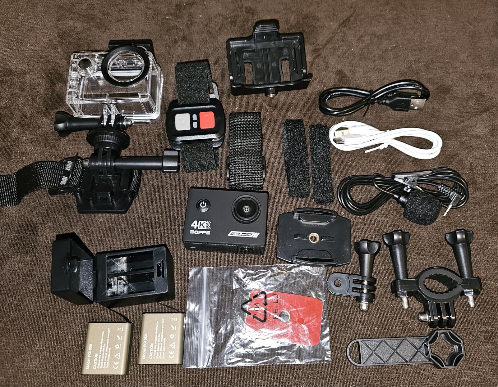 Action Camera 4K30fps with 64G SD Card, HD Waterproof Camera 131ft Underwater Cameras 20MP Pre-recording WiFi Camera 170° Remote Control Sports Cameras with 2 Batteries Helmet Mount Accessories Kits customer photo 1