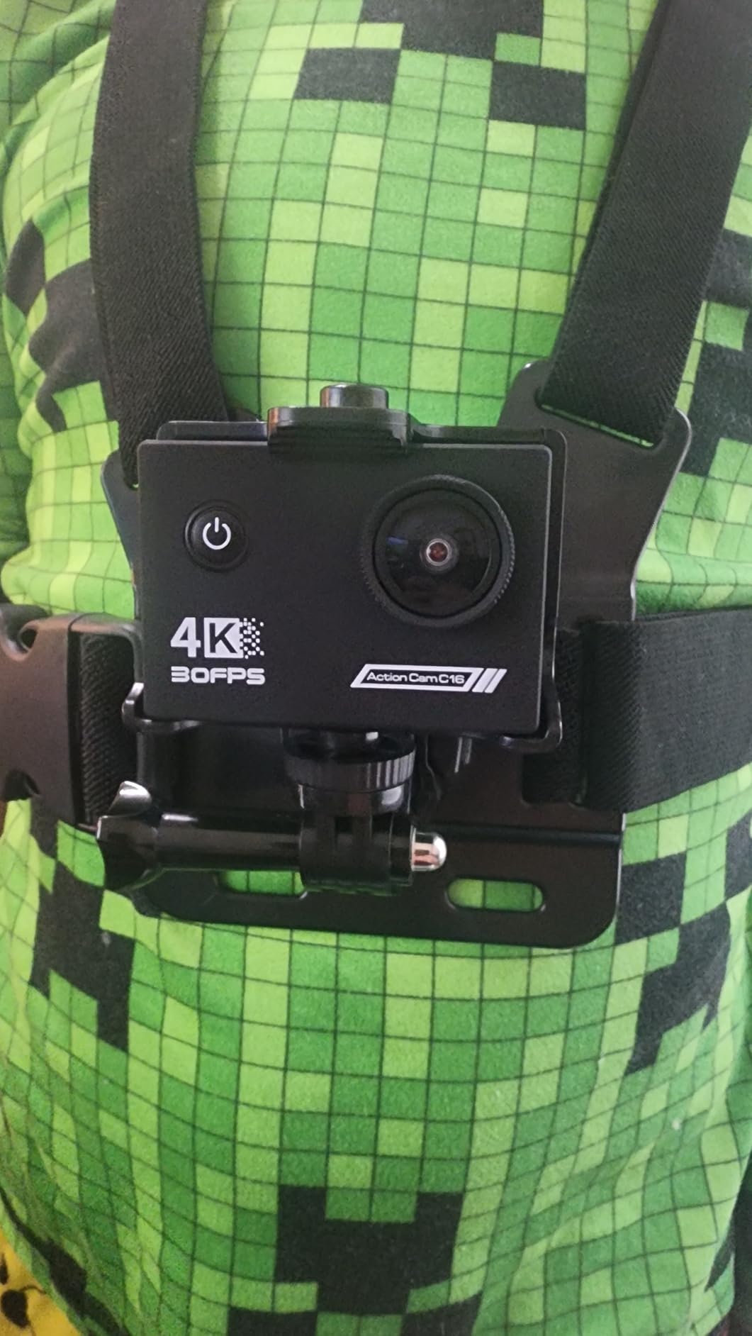 Action Camera 4K30fps with 64G SD Card, HD Waterproof Camera 131ft Underwater Cameras 20MP Pre-recording WiFi Camera 170° Remote Control Sports Cameras with 2 Batteries Helmet Mount Accessories Kits customer photo 2