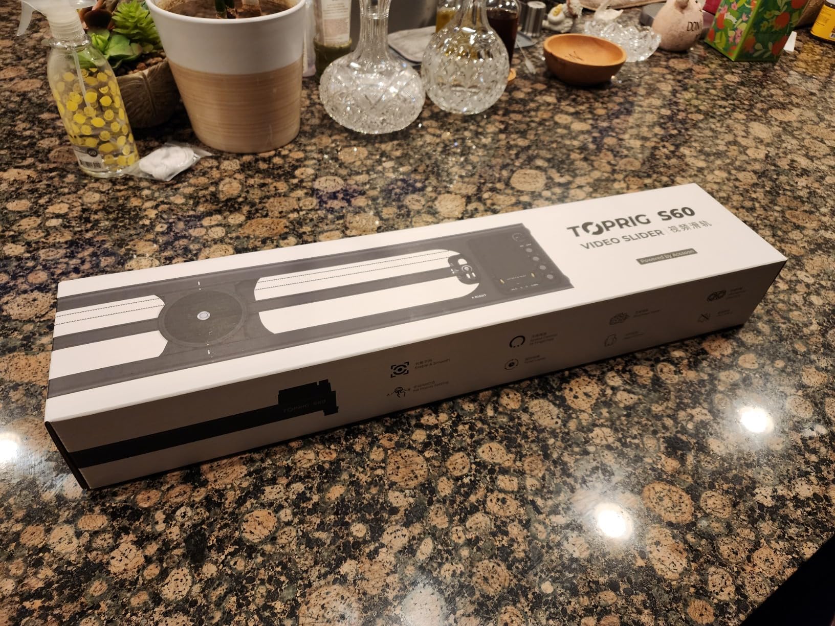 Accsoon Toprig S40 Motorized Camera Slider Camera Dolly Rail Slider Button/APP Control, Speed Adjust/Time-Lapse/120 Panoramic/Loop Mode (16inch) customer photo 2