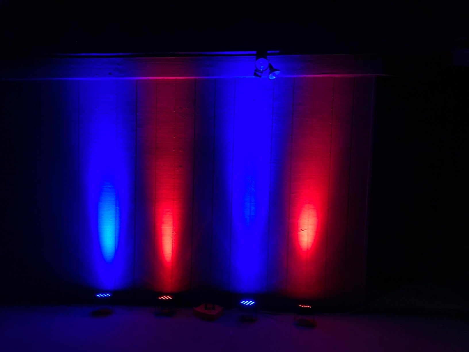 OPPSK 36LEDs RGB Stage Par Lights - 36W Sound Activated Multi Modes, Remote DMX Control, Uplights for Events DJ Music Dance Party Wedding Church Bar Club Stage Lighting (4Pack) customer photo 1