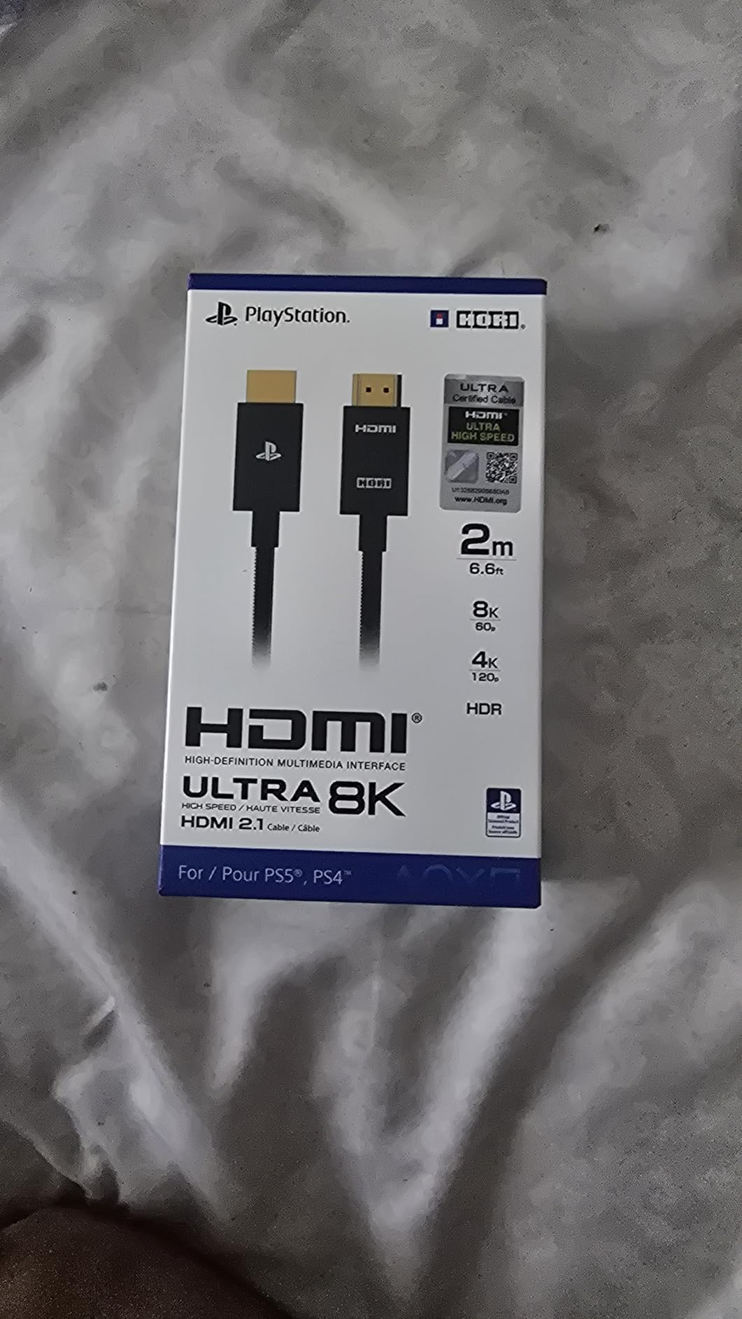 Hori Ultra High Speed HDMI Cable for PlayStation 5 - Officially Licensed by Sony customer photo 2