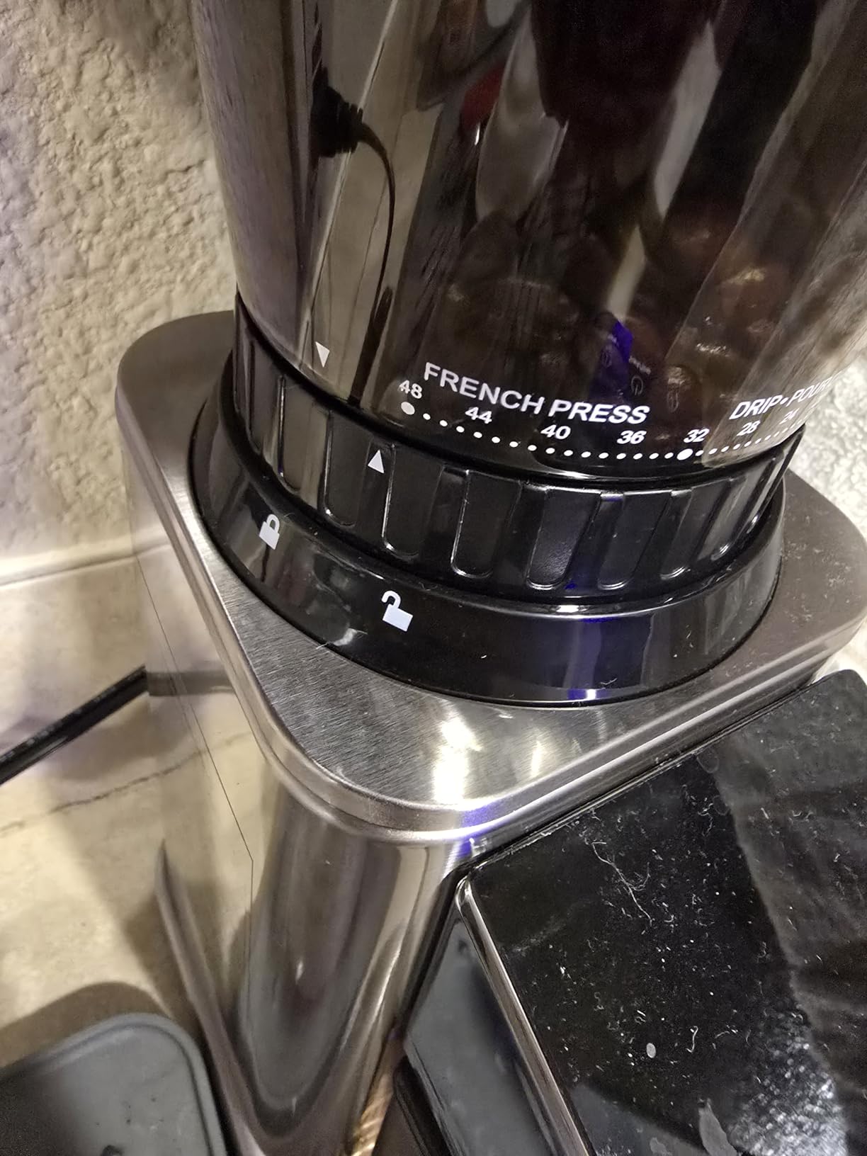 SHARDOR Professional Conical Burr Coffee Grinder, 48 Grind Settings for Espresso, Drip & French Press, Anti-Static Technology, Precision Timer, Stainless Steel customer photo 1