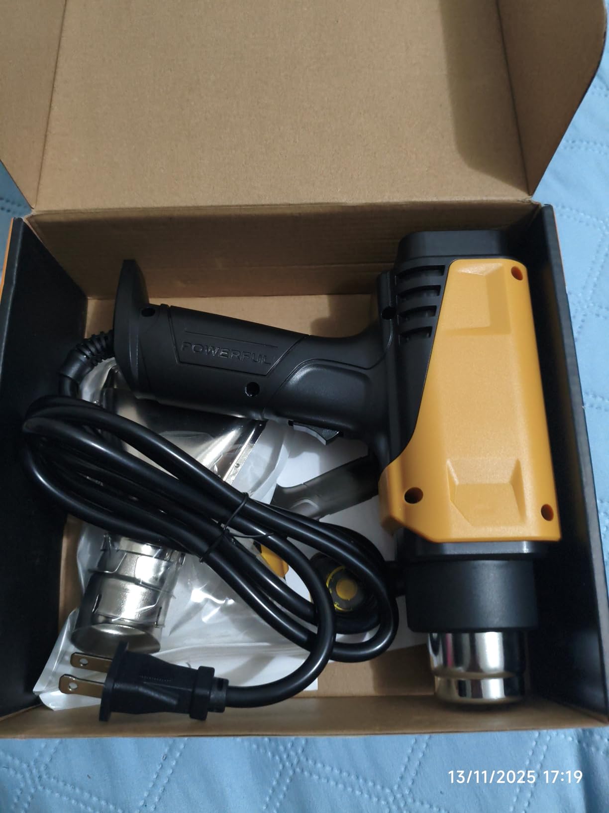 SEEKONE 1800W Heat Gun Compact Design Heavy Duty Hot Air Gun 122°F-1202°F(50°C- 650°C)Variable Temperature Control for 2 Speed Settings with 4 Nozzels for Crafts, Vinyl Wrap, Shrink Tubing customer photo 1
