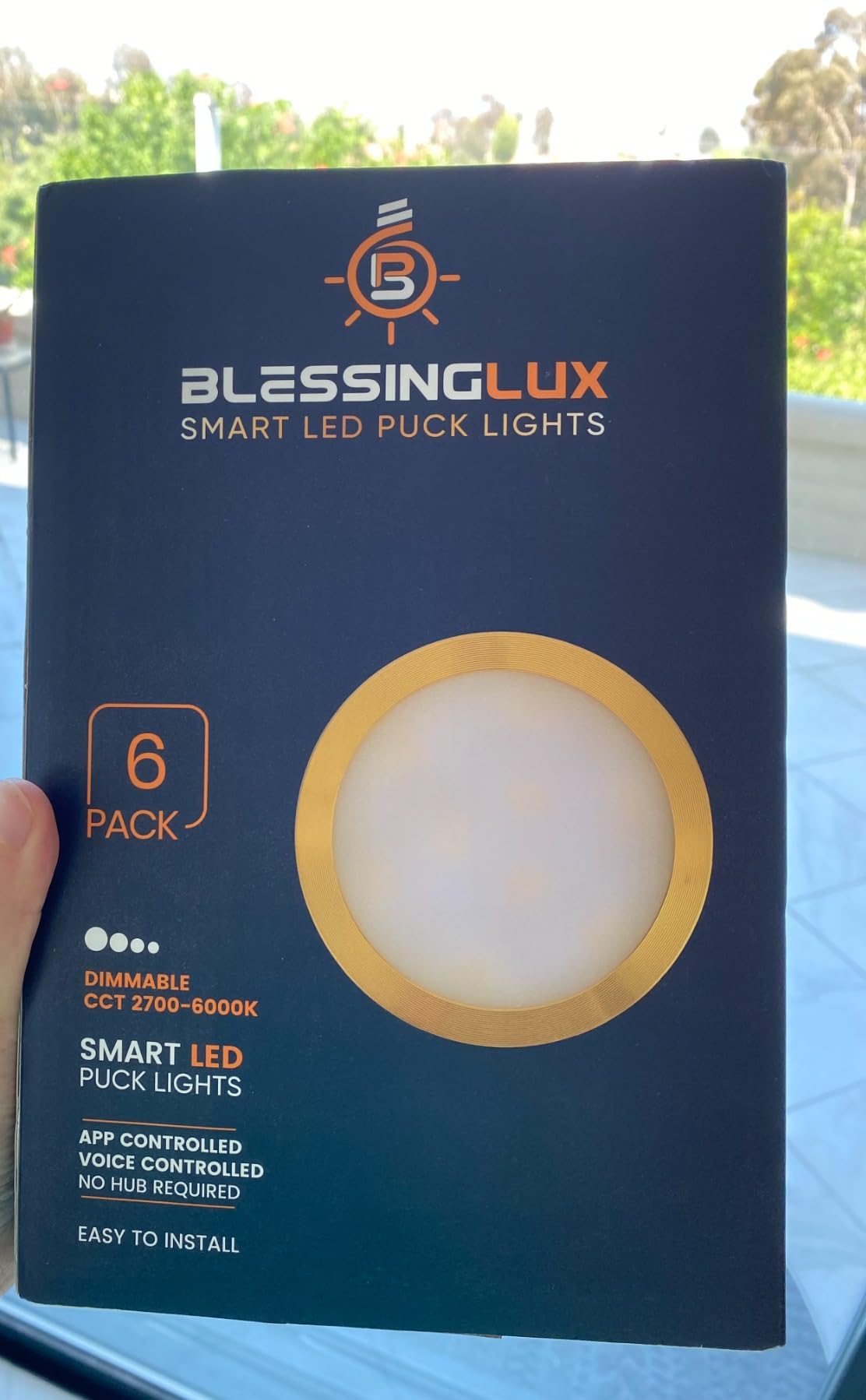 6pack LED Puck Light Kit, 2700-6000K Smart Round Under Cabinet Lighting with APP Control, Compatible with Alexa, Google Assistant customer photo 2