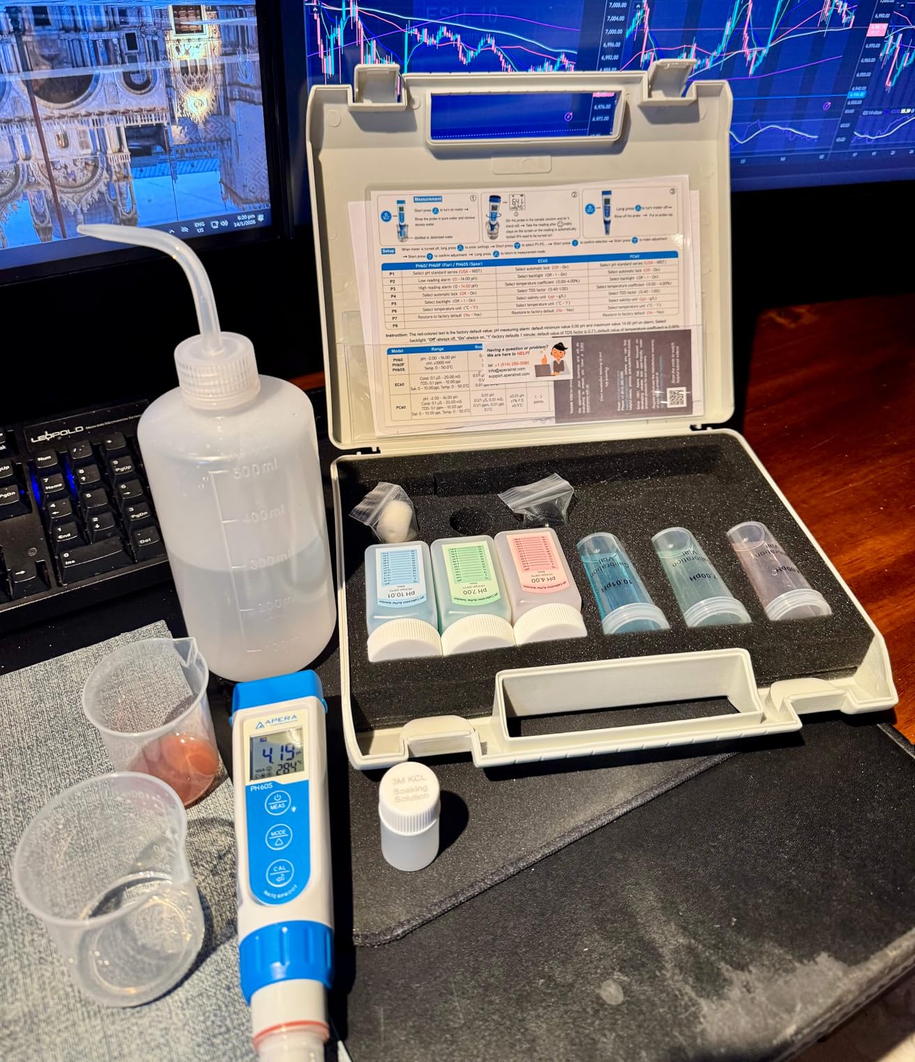 Apera Instruments PH60-WW Handheld pH Meter Tester Kit with LabSen 335 ATC pH Electrode for Lab-Grade pH Measurement in Wastewater, Suspensions, and Emulsions customer photo 2