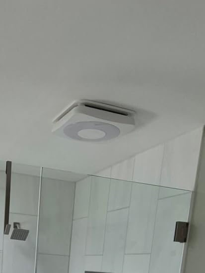OREiN 3-in-1 Bathroom Exhaust Fan with Light & Humidity Sensor, 160 CFM, 1.0 Sone, Auto-On at 60% Humidity, 1500LM, 3000K/4000K/5000K, Night Light, ETL & FCC Certified customer photo 2