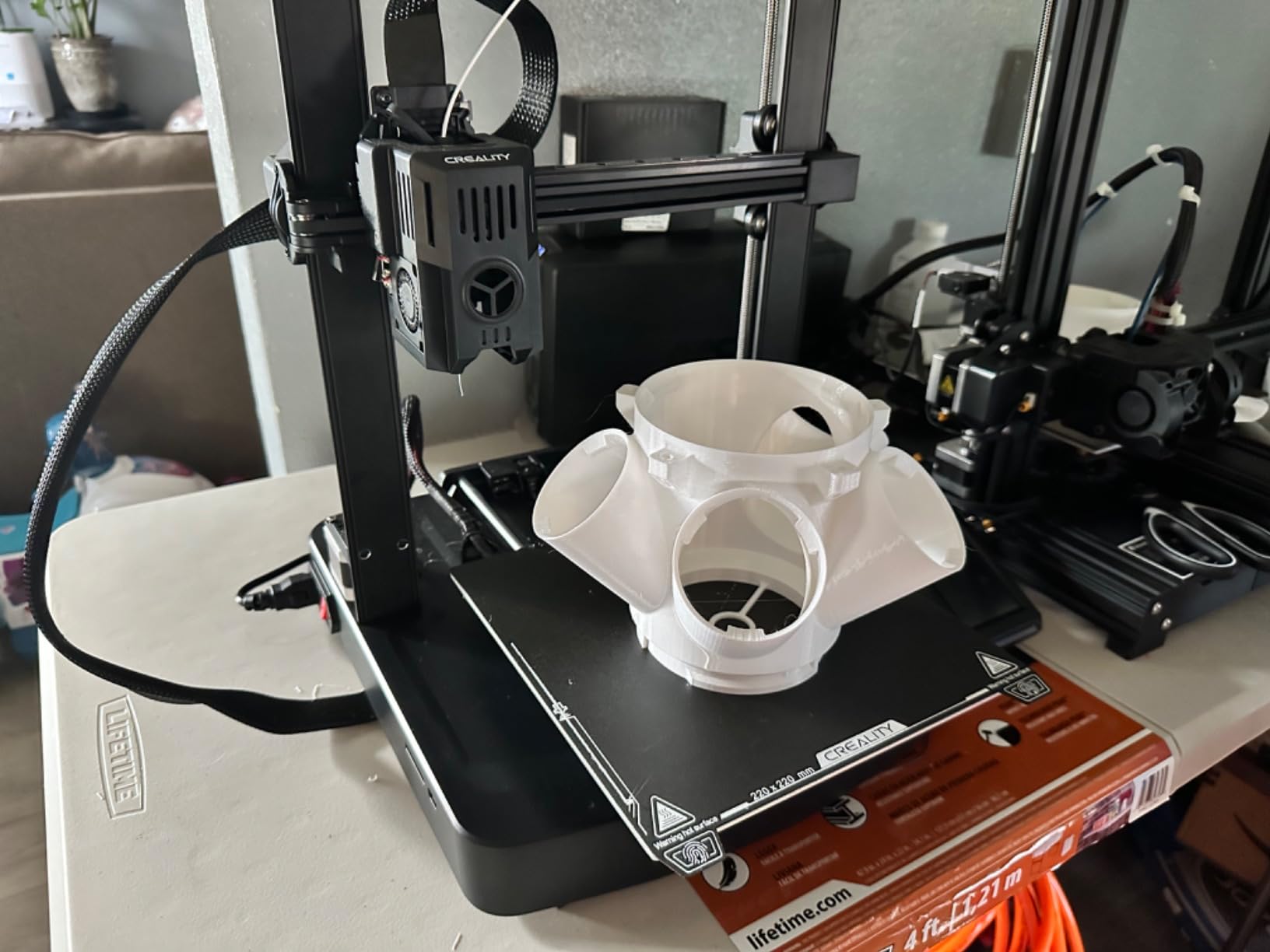 Creality 3D Printer Ender 3 V3 KE Upgraded, 500mm/s Max High-Speed with Sprite Direct Extruder Supports 300C Printing, Auto Leveling 3D Printer for Kids and Beginners, Larger Print Size 250x220x220mm customer photo 2