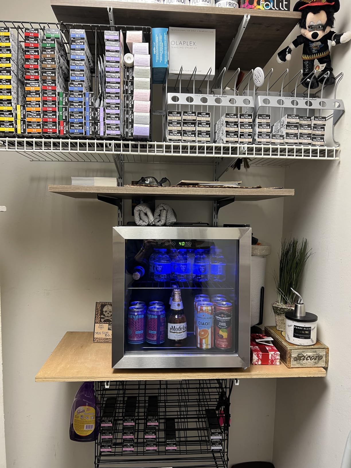 Antarctic Star Mini Fridge Cooler - 12 Bottle 48 Can Beverage Refrigerator Glass Door for Drinks or Beer Wine -Small Drink Dispenser for Home, Office or Bar, Electronic Temperature Control,1.3cu.ft. customer photo 2