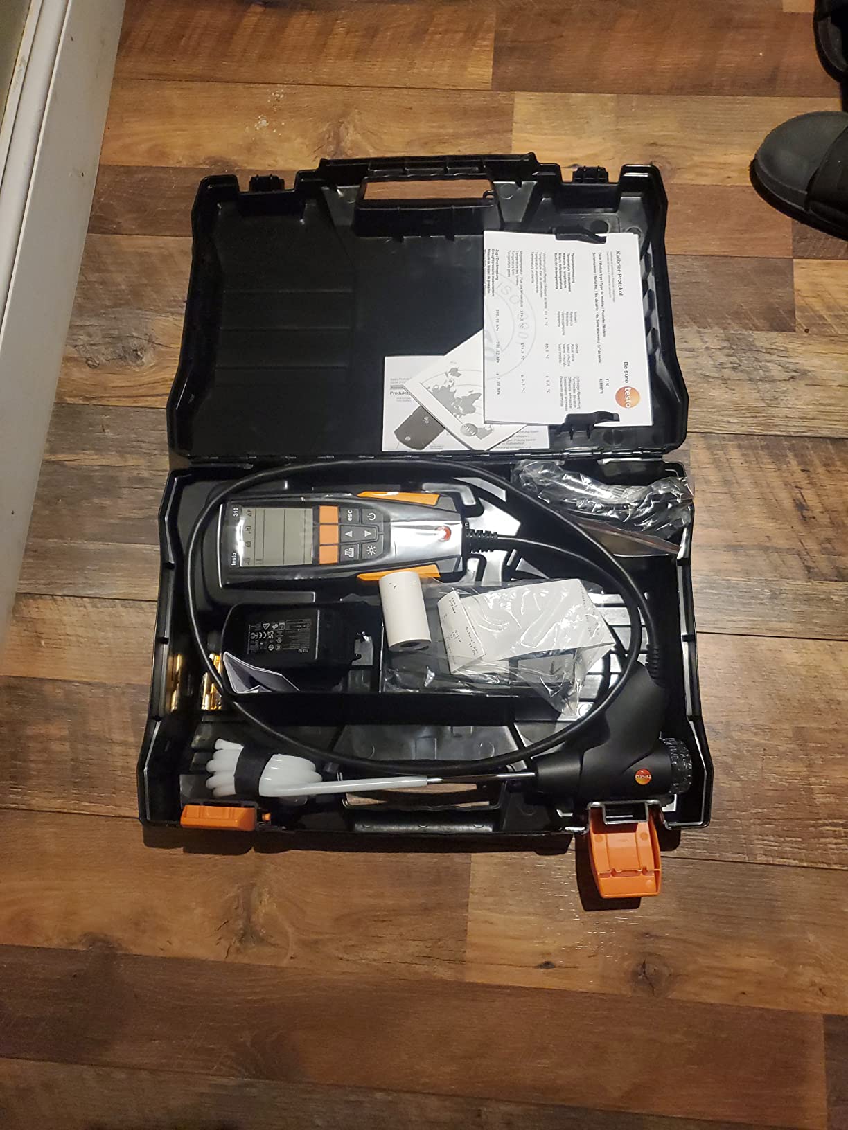 testo 310 II Combustion Analyzer HVAC Set with Printer - Combustion Leak Tester for Temperature, Flue Gas & Pressure with Smart App and Probe customer photo 4