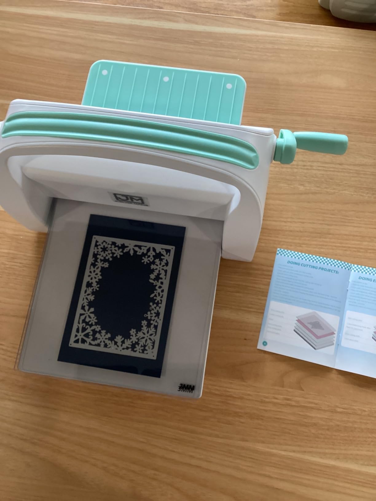 Manual Die Cutting Machine, 9 inch Opening, Scrapbooking Machine Starter Kit customer photo 1