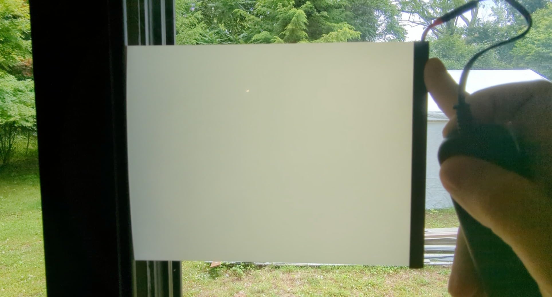 Switchable Adhesive Smart Film PDLC Electronic Smart Tint Glass Sticker for Home Office Window, 6Inch x 11.8Inch customer photo 1