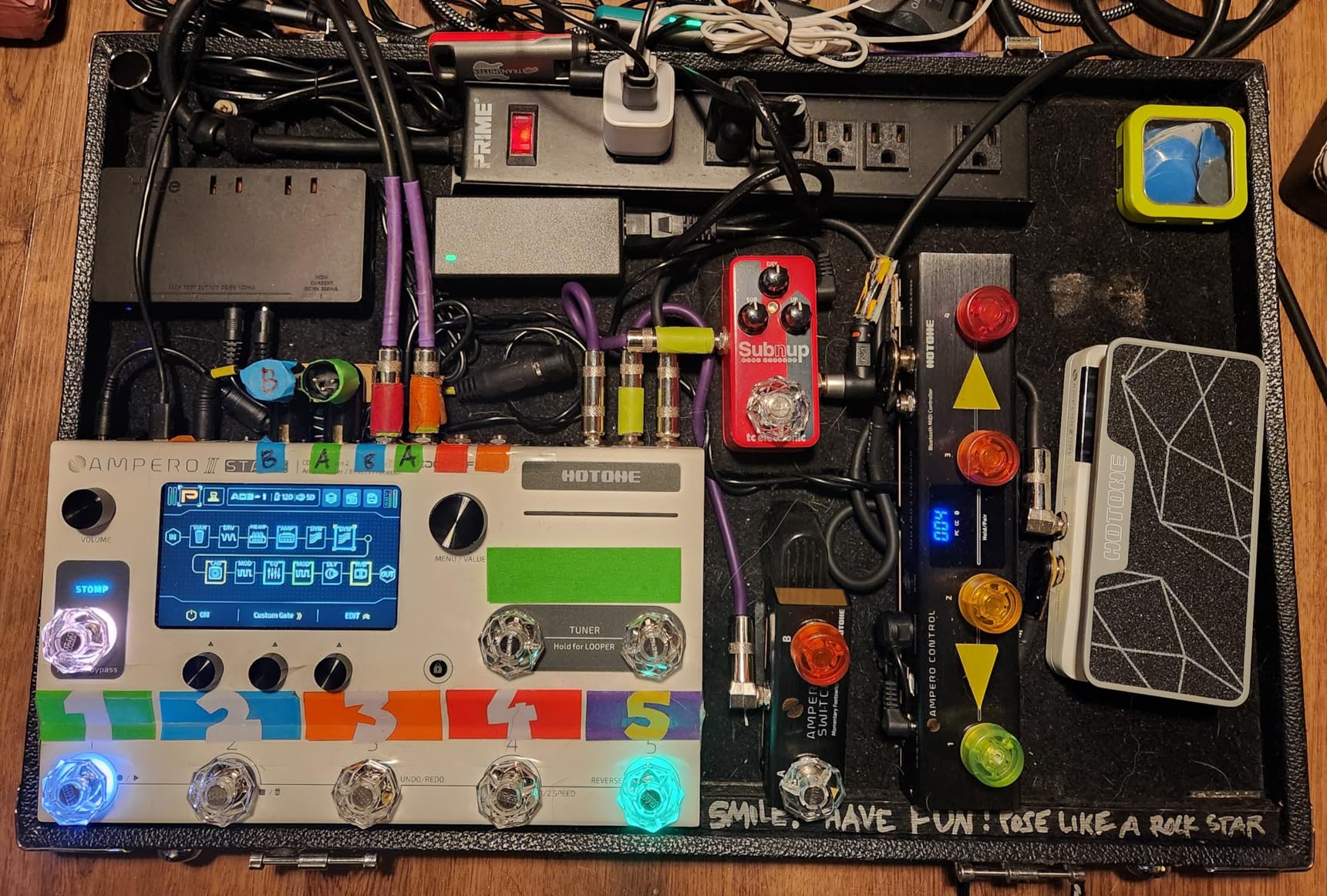 HOTONE Ampero II Stage Multi-Effects Pedal with Dual Effect Chains and FX Loop customer photo 2