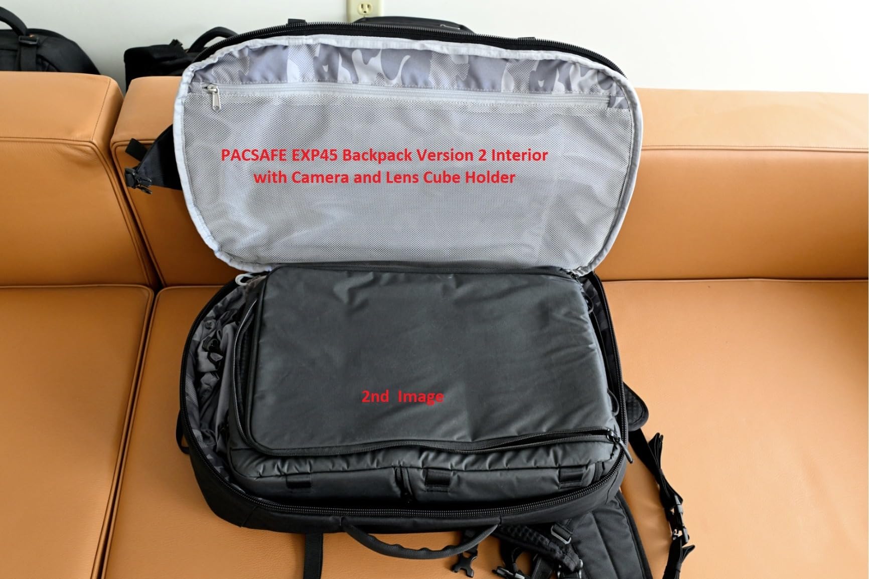 Pacsafe EXP45 Anti-Theft Carry-On Travel Pack, Black customer photo 2