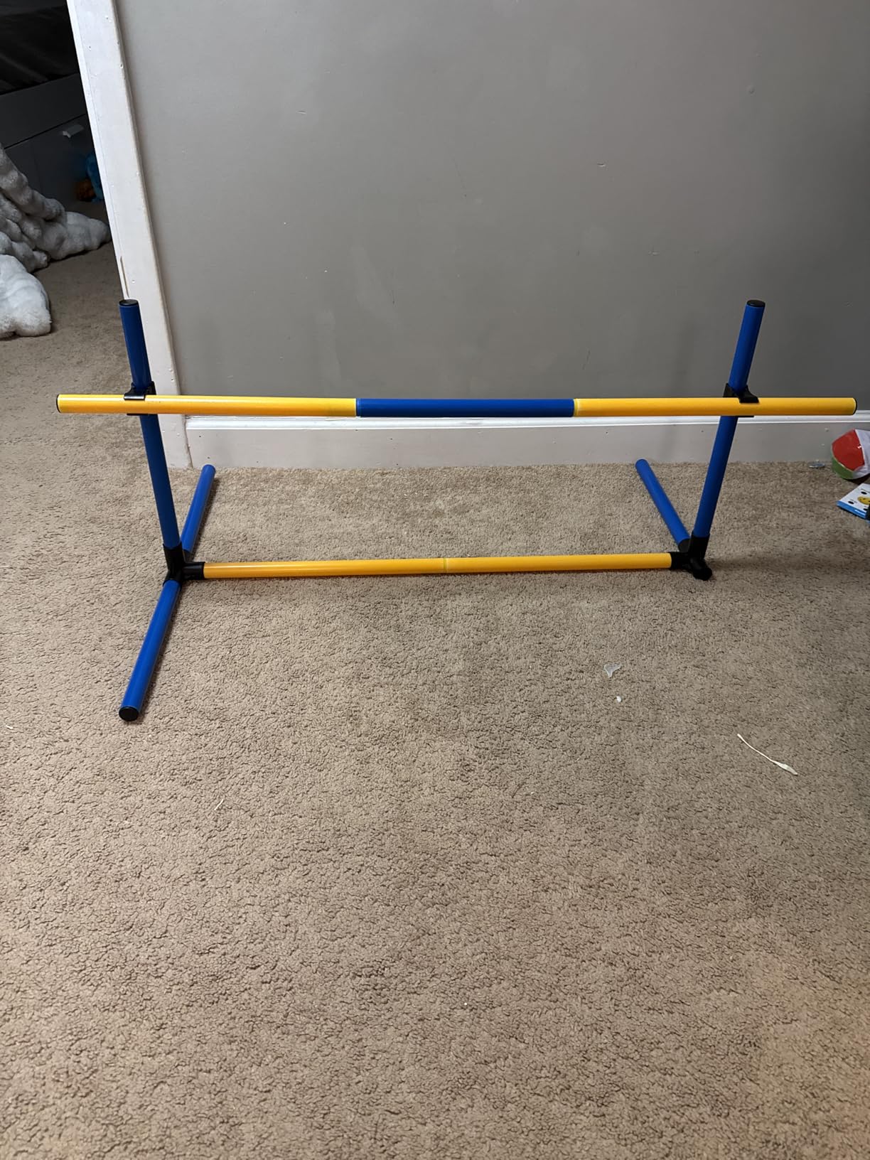 4 Sets Pets Agility Training Equipment, Adjustable Dog Hoop, Dog Jump, Weave Poles and Pause Box,with Independent Packaging(4 Sets) customer photo 2