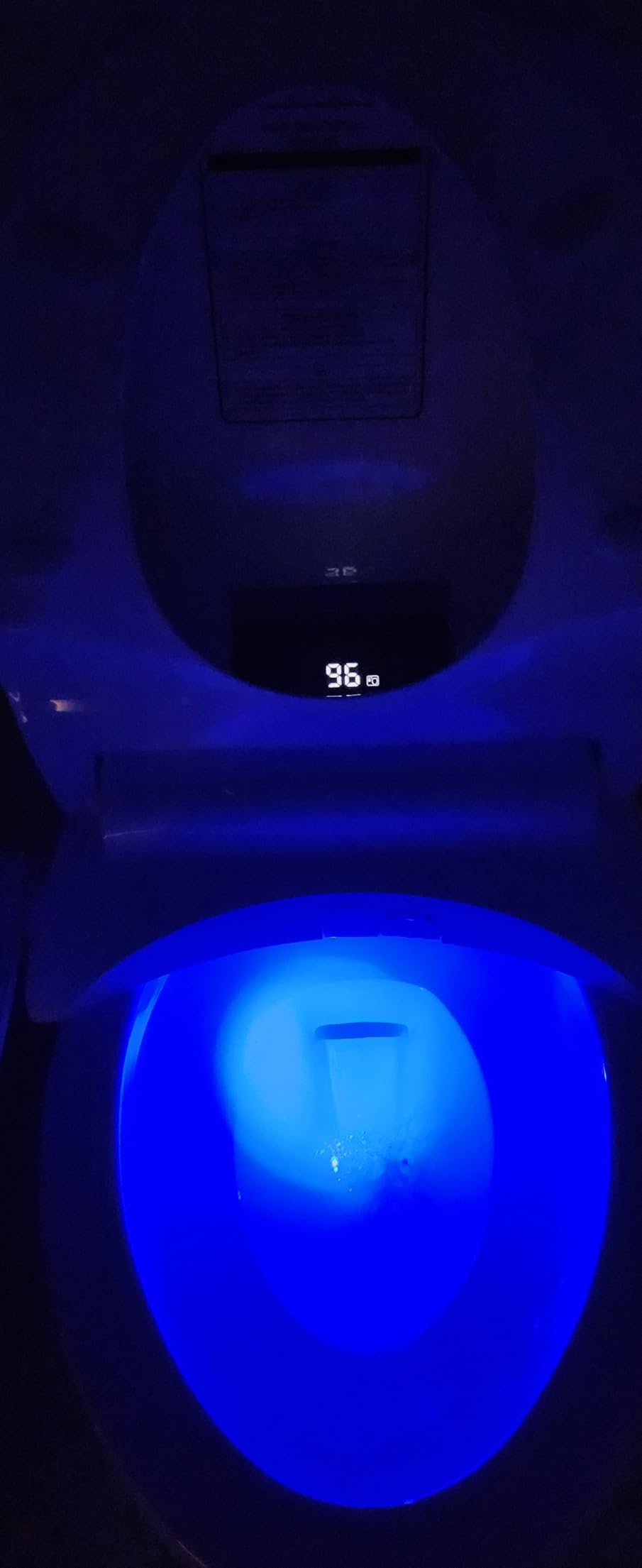 Toilet Bidet Seat, Instant Warm Water, Self-Cleaning Nozzle, Multiple Spraying Modes, Electric Heated Seat, Warm Air Drying, Soft Closed Lid, Display Screen, Requires Electricity, Elongated customer photo 1