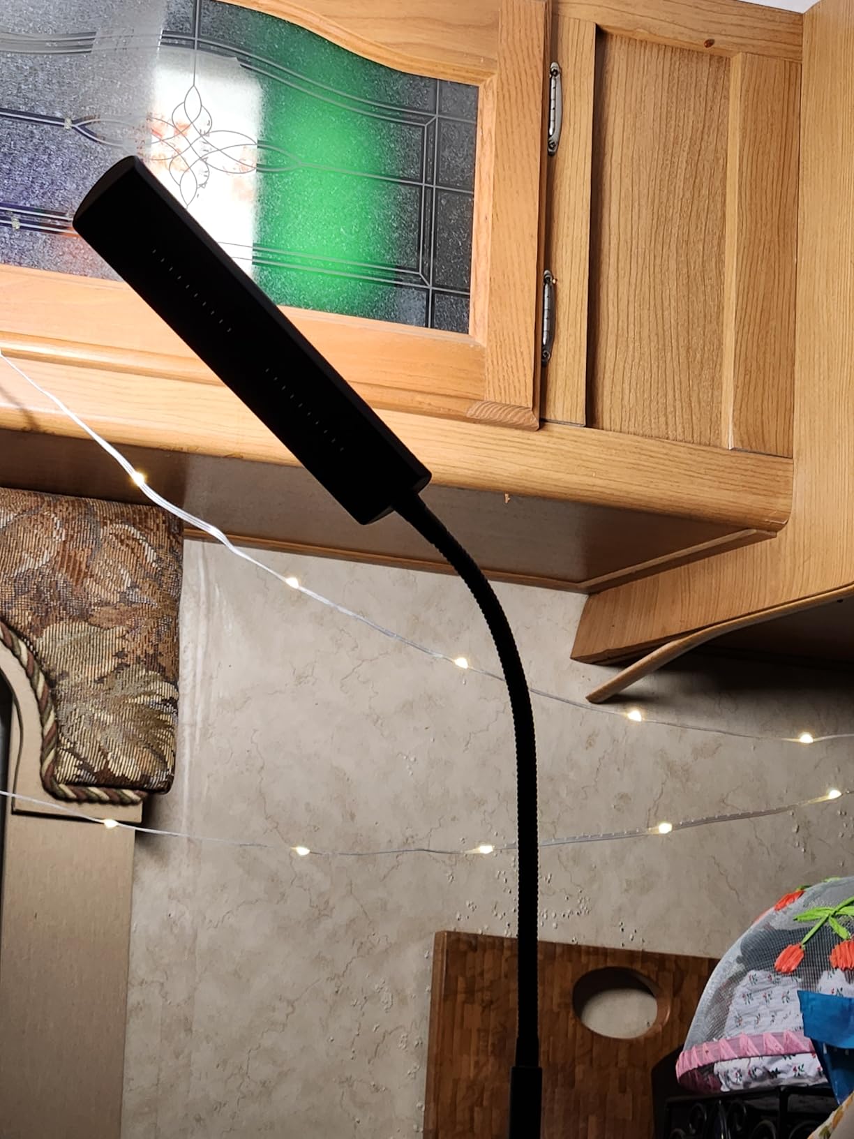 Dimunt LED Floor Lamp, 15W Super Bright RGB Corner Lamp, 3000K-6500K 4 Color Temps Dimmable Floor Lamp, Remote & Touch Control, 1 Hour Timer, Adjustable Gooseneck Standing Lamp for Living Room Home customer photo 2