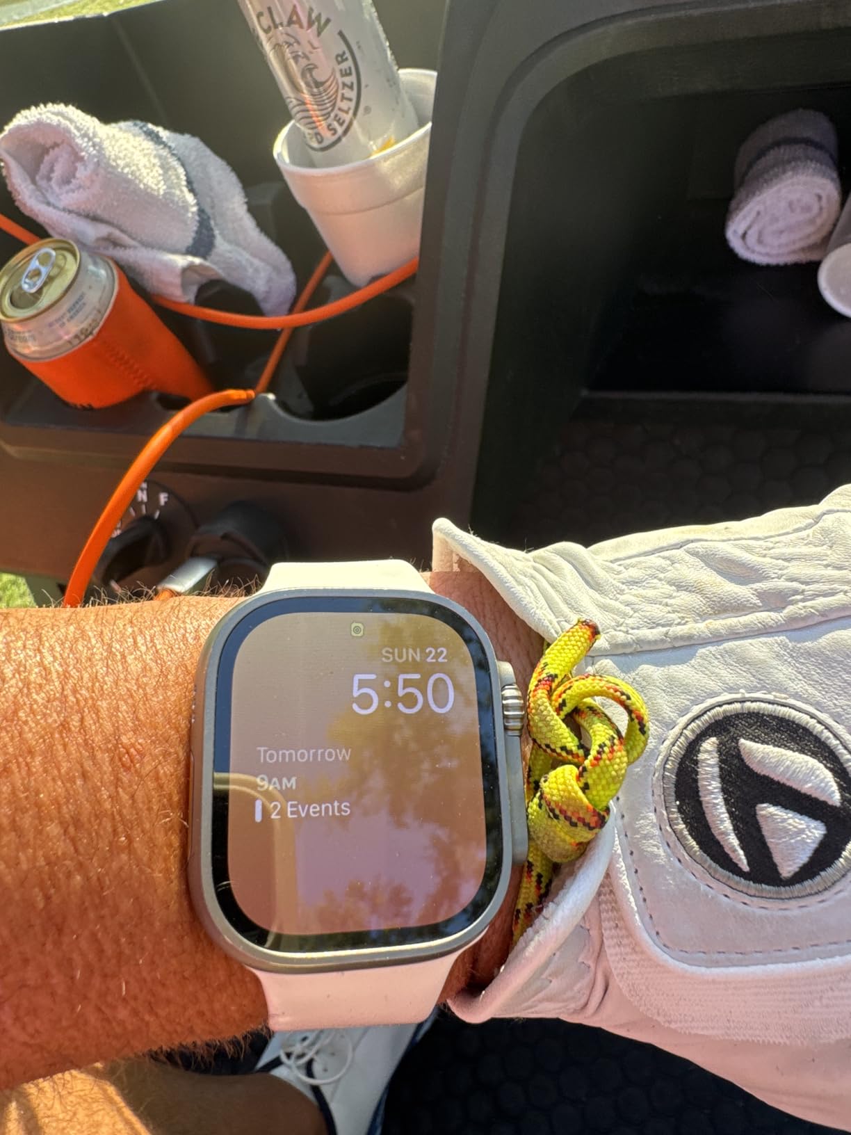 Apple Watch Ultra 2 [GPS + Cellular, 49mm] - Titanium Case with Blue Ocean Band, One Size (Renewed) customer photo 1