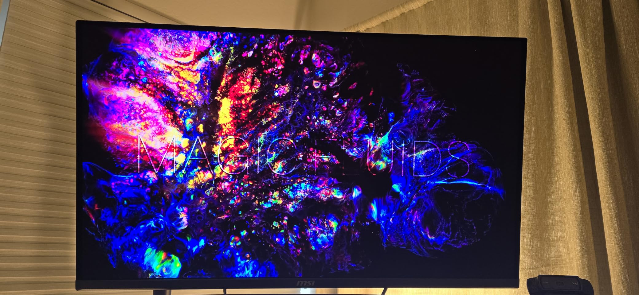 MSI MAG 271QPX QD-OLED, 27 OLED Gaming Monitor, 2560 x 1440 (QHD), 0.03ms Response time, 360Hz, True Black HDR 400, HDMI, DP Port, USB Type C, Tilt, Height, Black customer photo 1