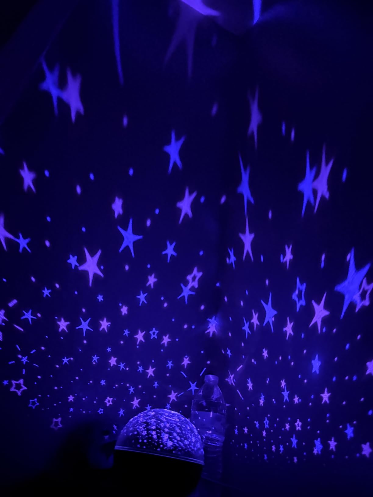 COOLNIGHT Night Light for Kids,93 Lighting+3 Films Kids Night Light Projector,Remote+Dimmable Star Projector,360° Ceiling Stars Glow in The Dark Stars customer photo 1
