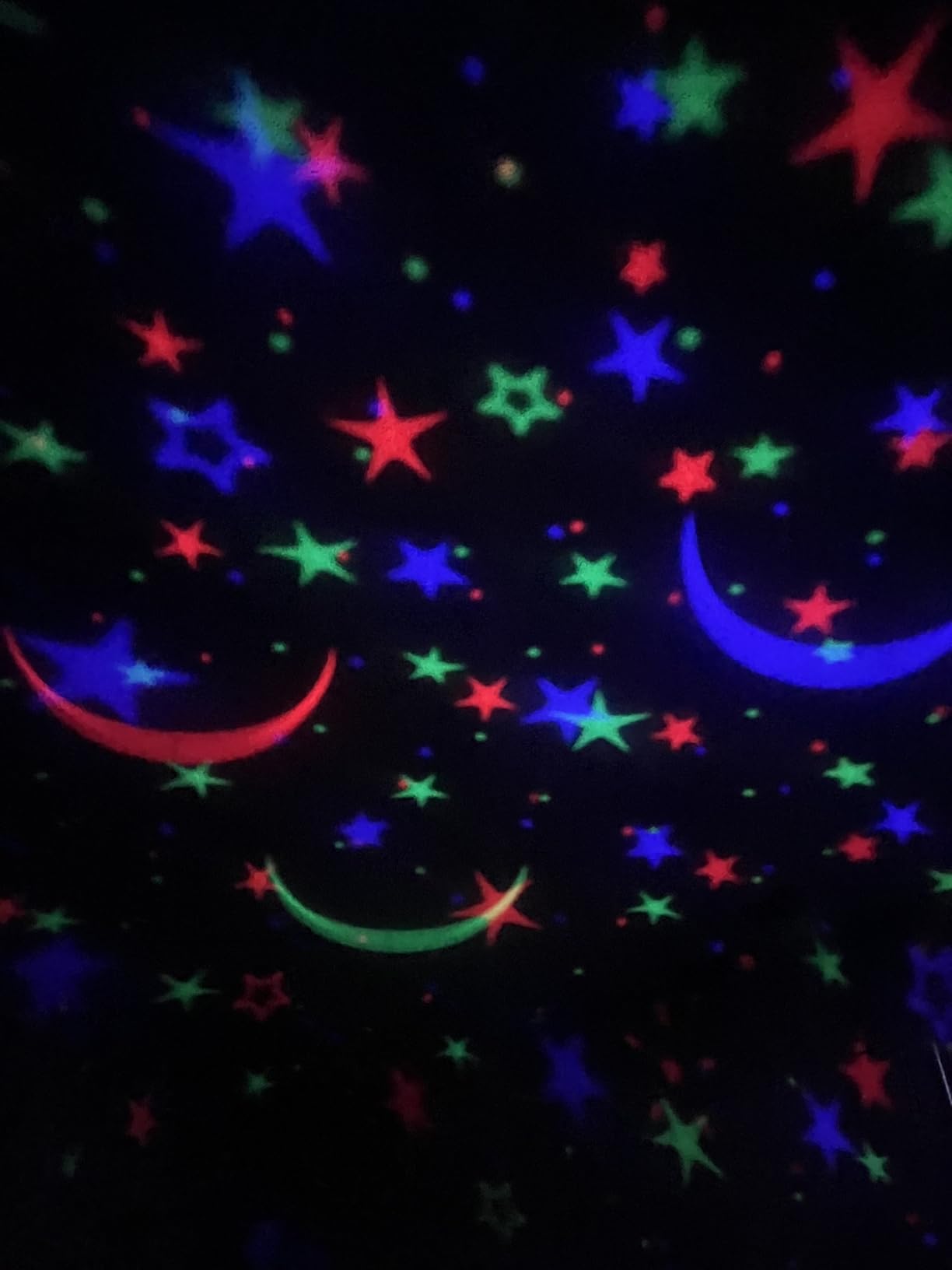 COOLNIGHT Night Light for Kids,93 Lighting+3 Films Kids Night Light Projector,Remote+Dimmable Star Projector,360° Ceiling Stars Glow in The Dark Stars customer photo 2