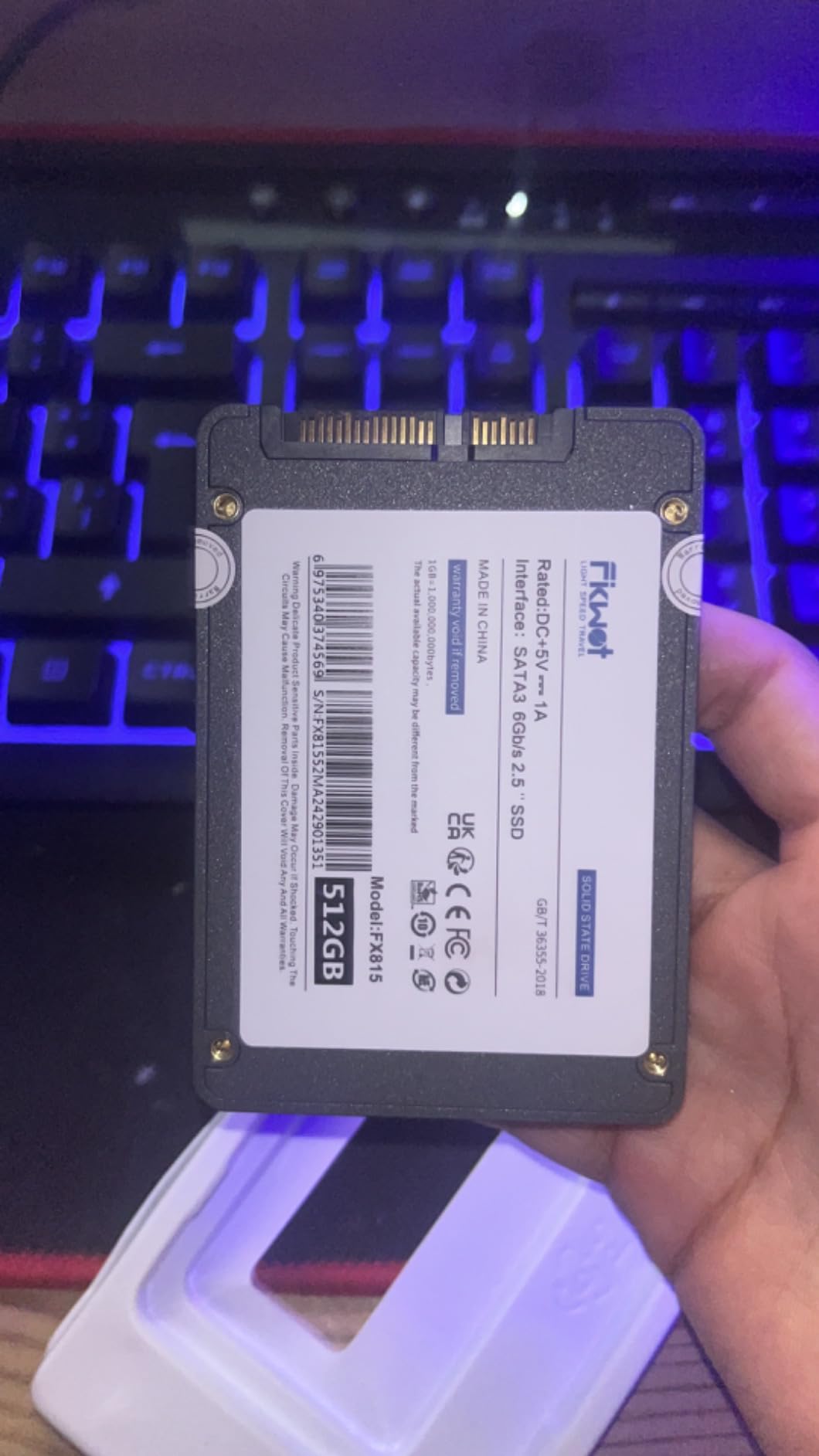FX815 512GB SSD, 2.5