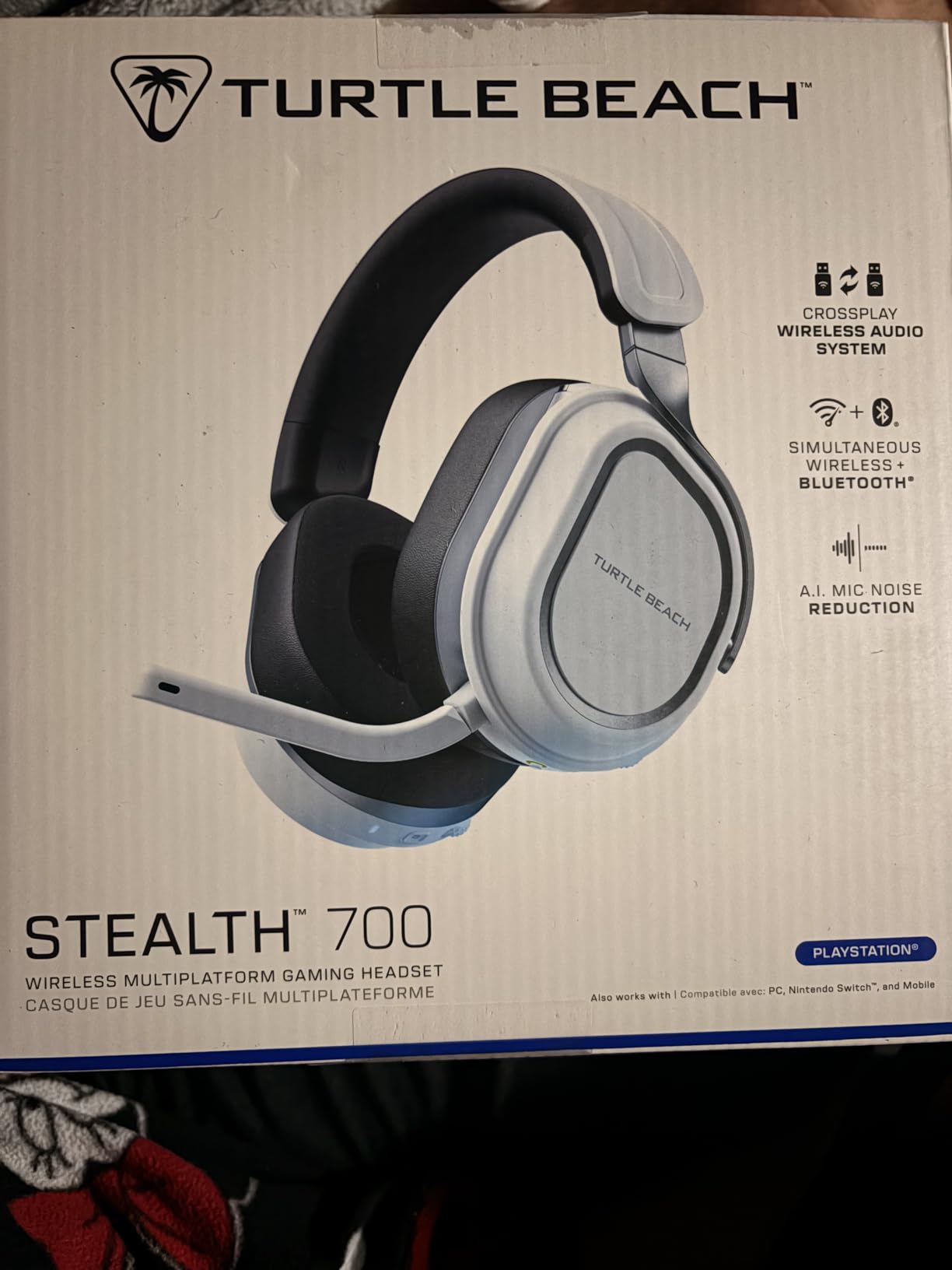 Turtle Beach Stealth 600 Wireless Multiplatform Amplified Gaming Headset for PS5, PS4, PC, & Mobile - Bluetooth, 80-Hr Battery, Noise-Cancelling Flip-to-Mute Mic, 50mm Speakers - Black customer photo 2