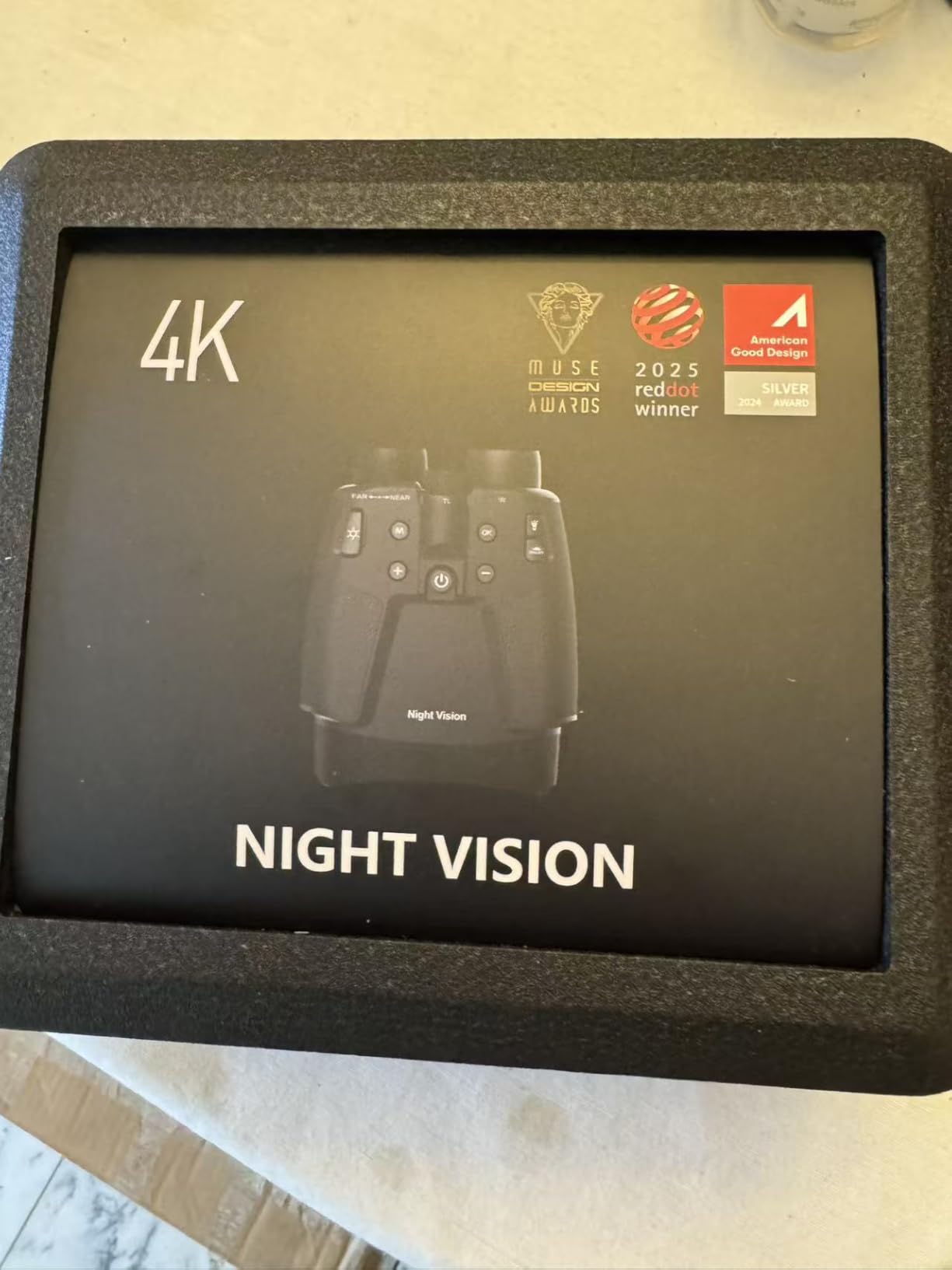 TELUHA Night Vision Goggles for Adults, Night Vision Binoculars with 5000mAh Rechargeable Battery and 32GB Card, 3
