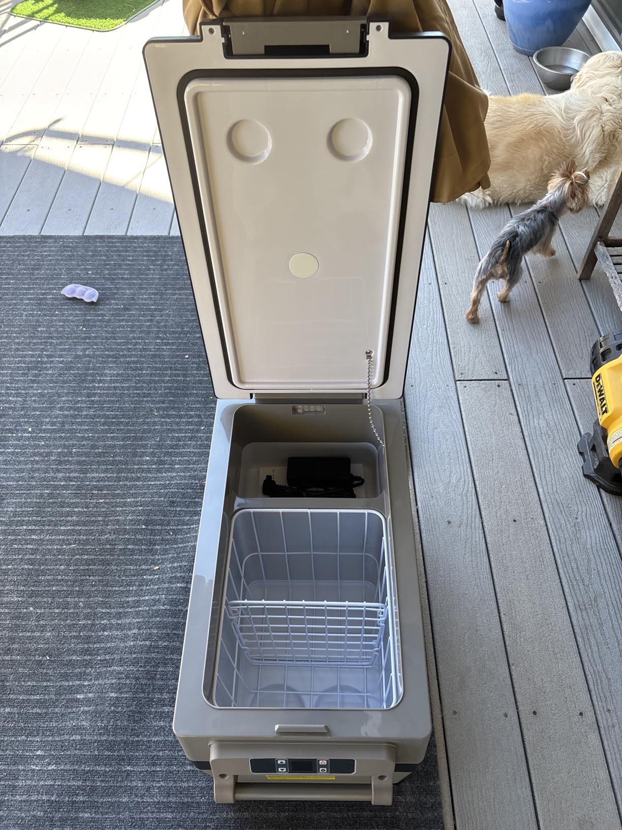 Car Fridge Portable 12 Volt Refrigerator - 58 Quart(55L) Electric Cooler with AC/DC for Truck RV Van Camper, Car Refrigerator Freezer for Camping Boat Travel, APP Control, -4~68°F customer photo 2