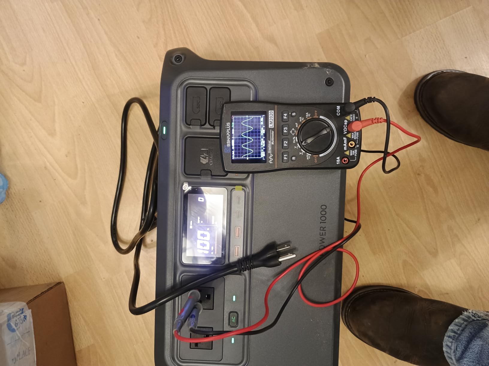 DJI Power 1000 Portable Power Station, 1024Wh LiFePO4 Battery, 2200W (Peak 2600W) AC/140W USB-C Output, 23db Ultra-Silent, Solar Generator For Home Backup, Camping (Solar Panel Optional) customer photo 1