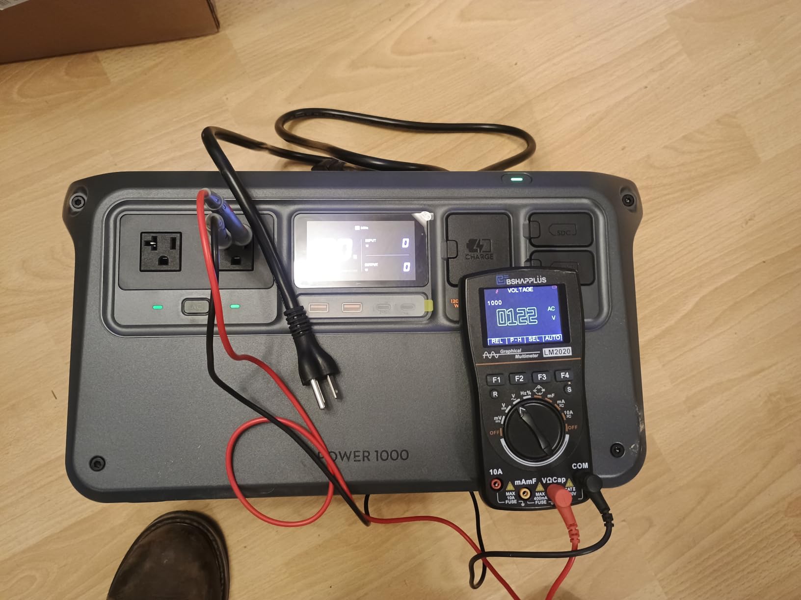 DJI Power 1000 Portable Power Station, 1024Wh LiFePO4 Battery, 2200W (Peak 2600W) AC/140W USB-C Output, 23db Ultra-Silent, Solar Generator For Home Backup, Camping (Solar Panel Optional) customer photo 2