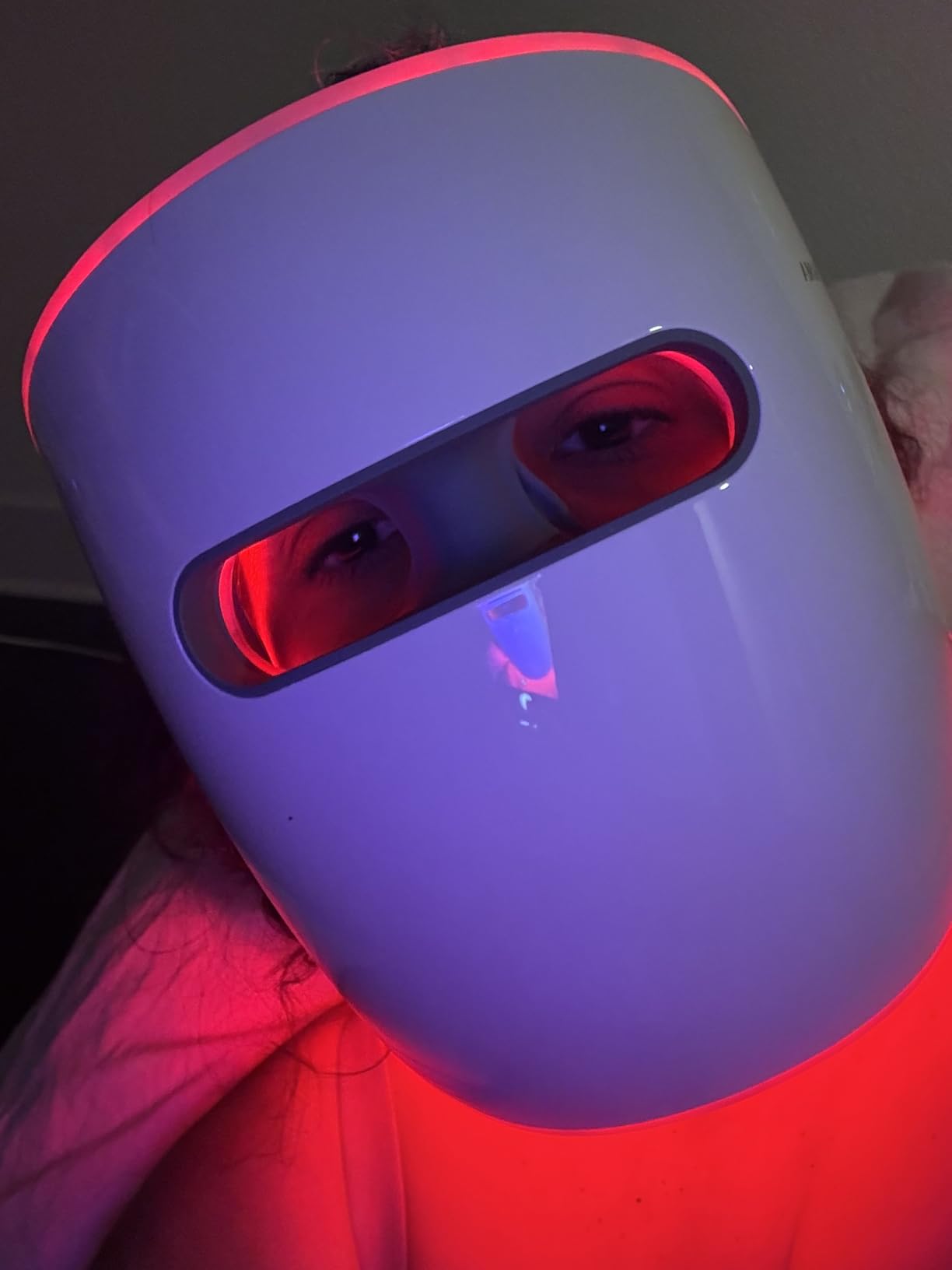 HIME SAMA LED Face Mask, 8 Color LED Mask for Face Skin Care, FSA, HSA Eligible, Red Light Mask for Face, Infrared, Red & Blue Light Mask, Wrinkle Reduction, Wireless. (Miracle ACE RB-081) customer photo 1