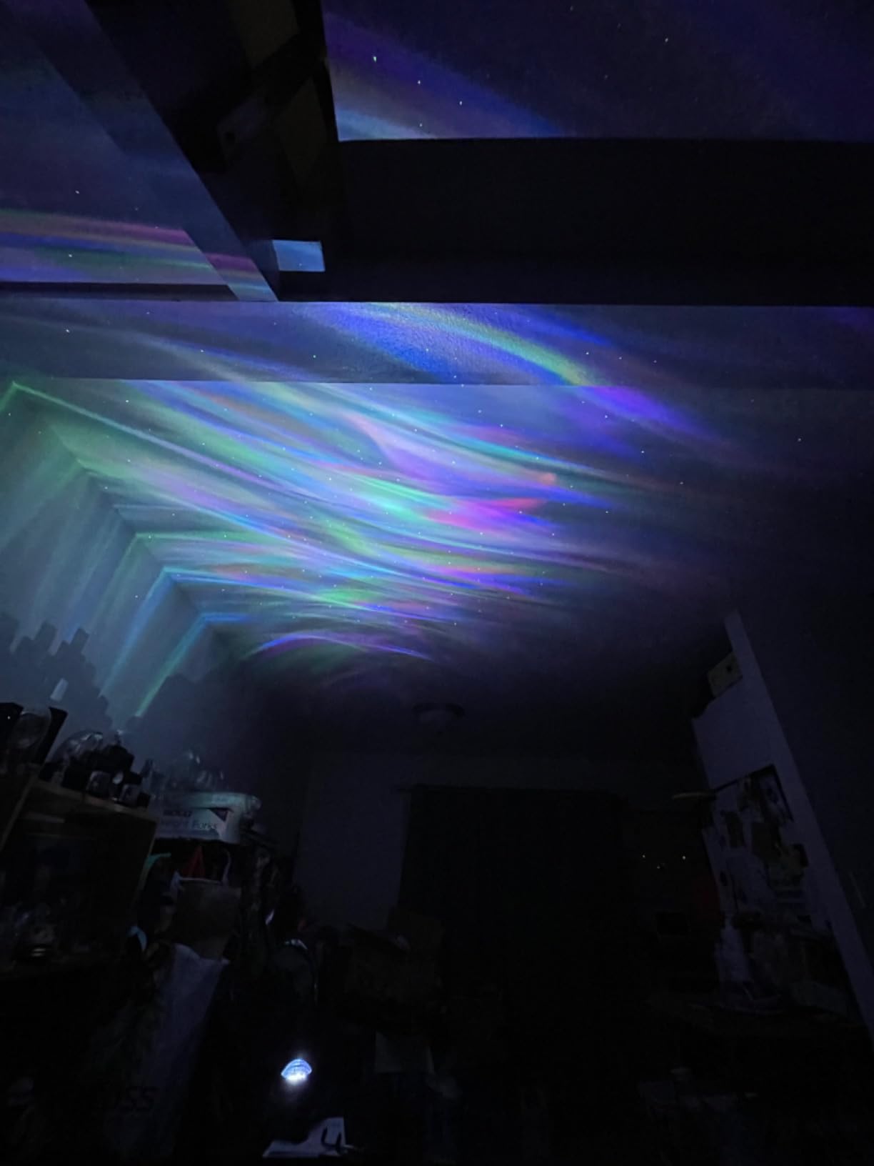 Dual Lens Galaxy Projector, Star Projector for Bedroom with 58 Light Effects, Night Light Projector with White Noise & Bluetooth Speaker, Remote Timer, Easter Room Decor Gift for Kids Adults customer photo 1
