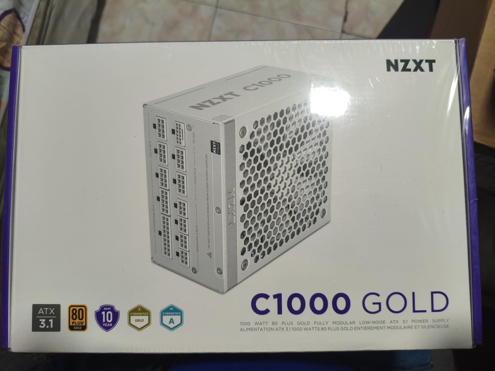 NZXT C1000 Gold ATX 3.1 - Fully Modular Low-Noise PC Gaming Power Supply customer photo 1