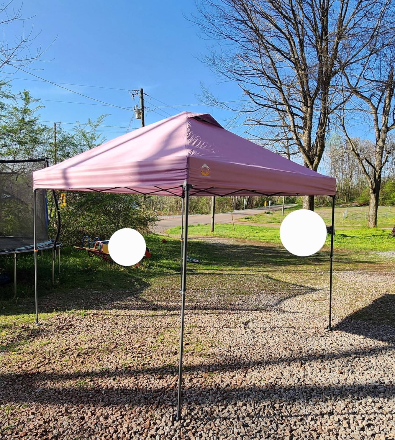 CROWN SHADES 10x10 Pop Up Canopy Tent - Patented Center Lock One Push Instant Outdoor Canopy Beach Tent with STO-N-Go Bag customer photo 2