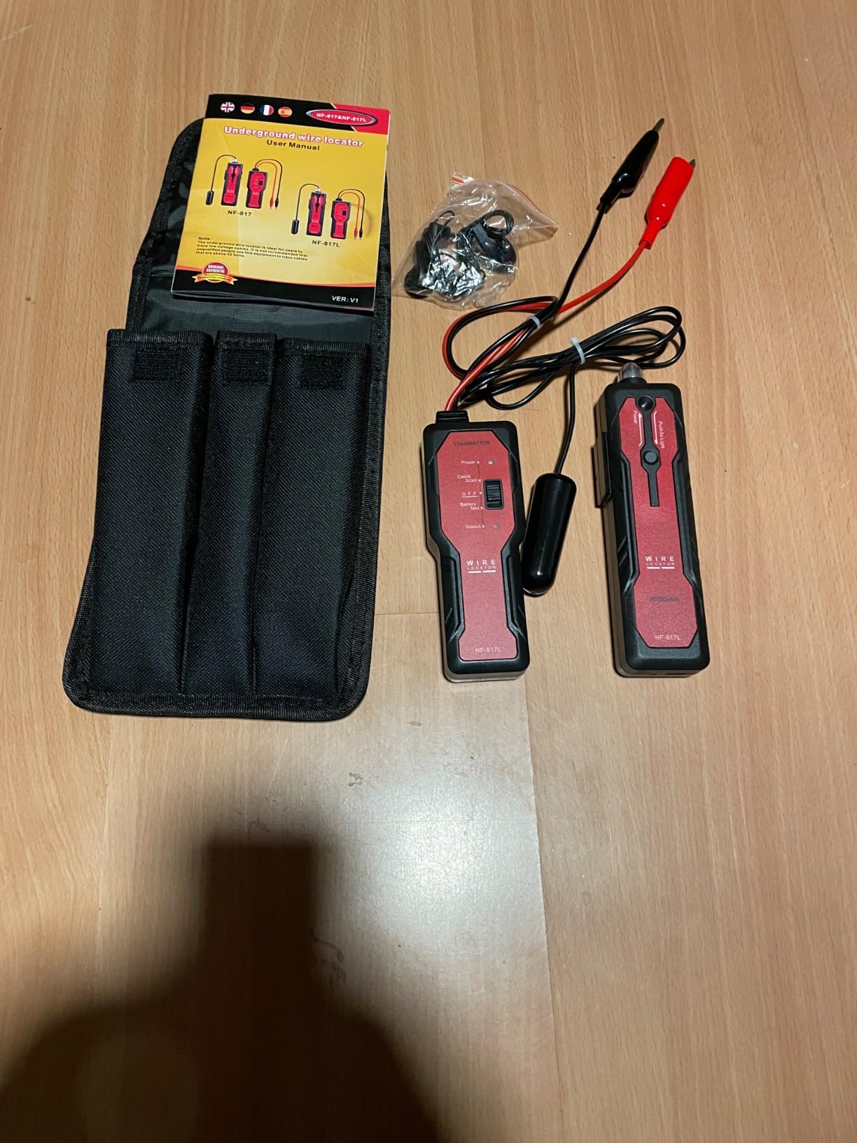 Underground Wire Locator - Rechargeable Cable & Pet Fence Break Detector, 2.6ft Depth, Earphone Support, Model NF-817L customer photo 2