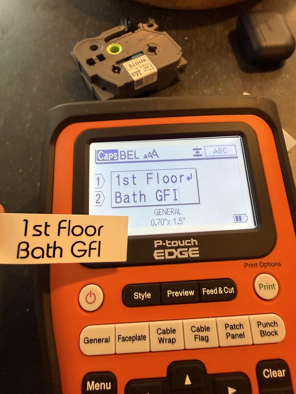 Brother PT-E510VP P-Touch Edge Handheld Industrial Label Printer with Dual auto Cutter and USB-C (up to 24mm Labels) customer photo 2
