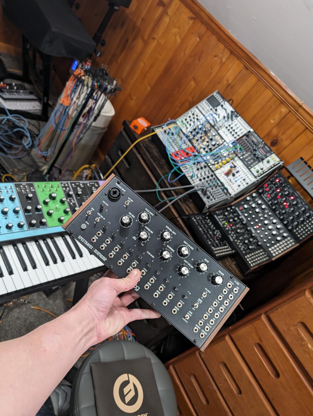 Moog Labyrinth - Semi-Modular Parallel Generative Analog Synthesizer with Dual Sequencer, Dual Oscillators, VC Wavefolder, VC Filter, Patch Bay customer photo 1