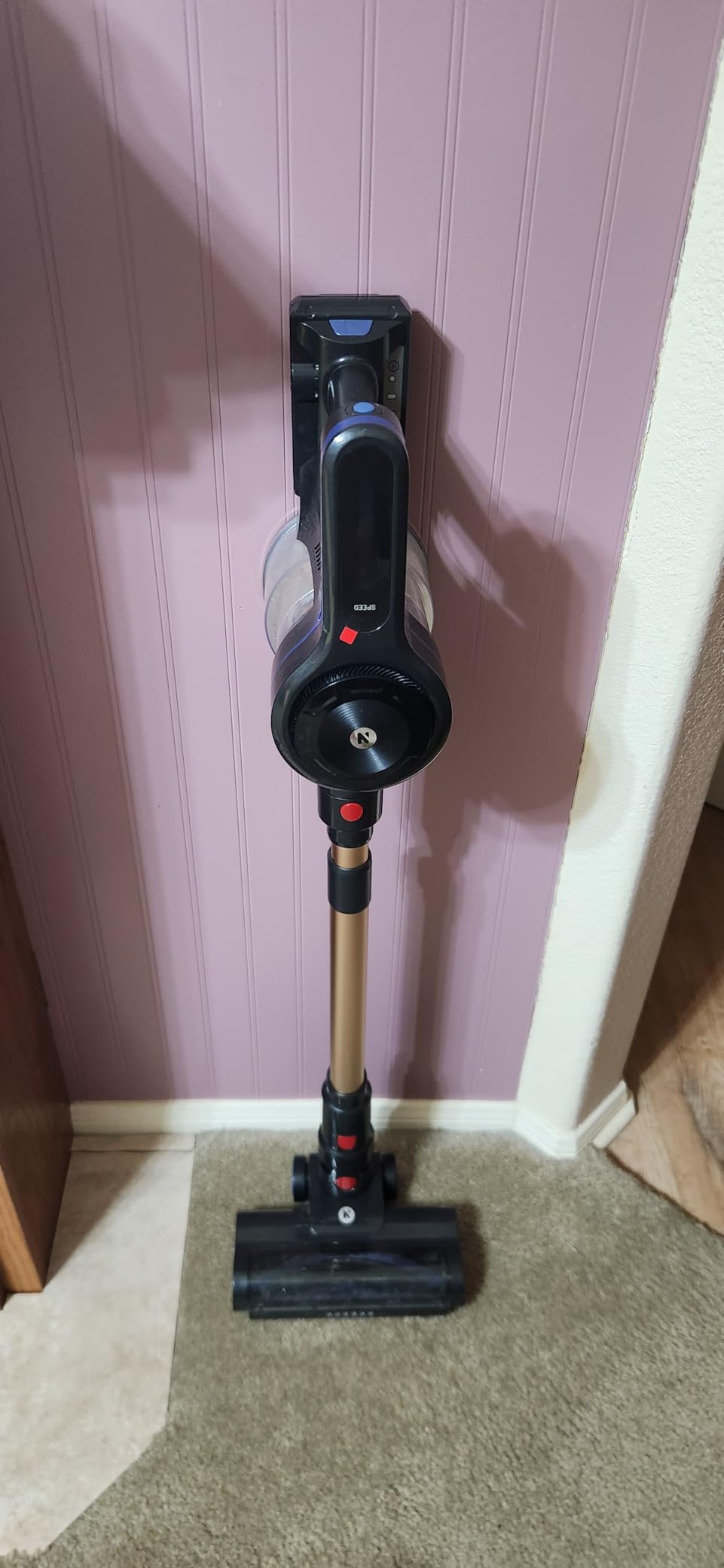 NADALY Cordless Vacuum Cleaner, 500W 40KPA Stick Vacuum with 45min Runtime, Anti-Tangle Vacuum Cleaners for Home, 1.5L Dust Cup, Rechargeable Wireless Vacuum for Hardwood Floor Carpet Pet Hair customer photo 2