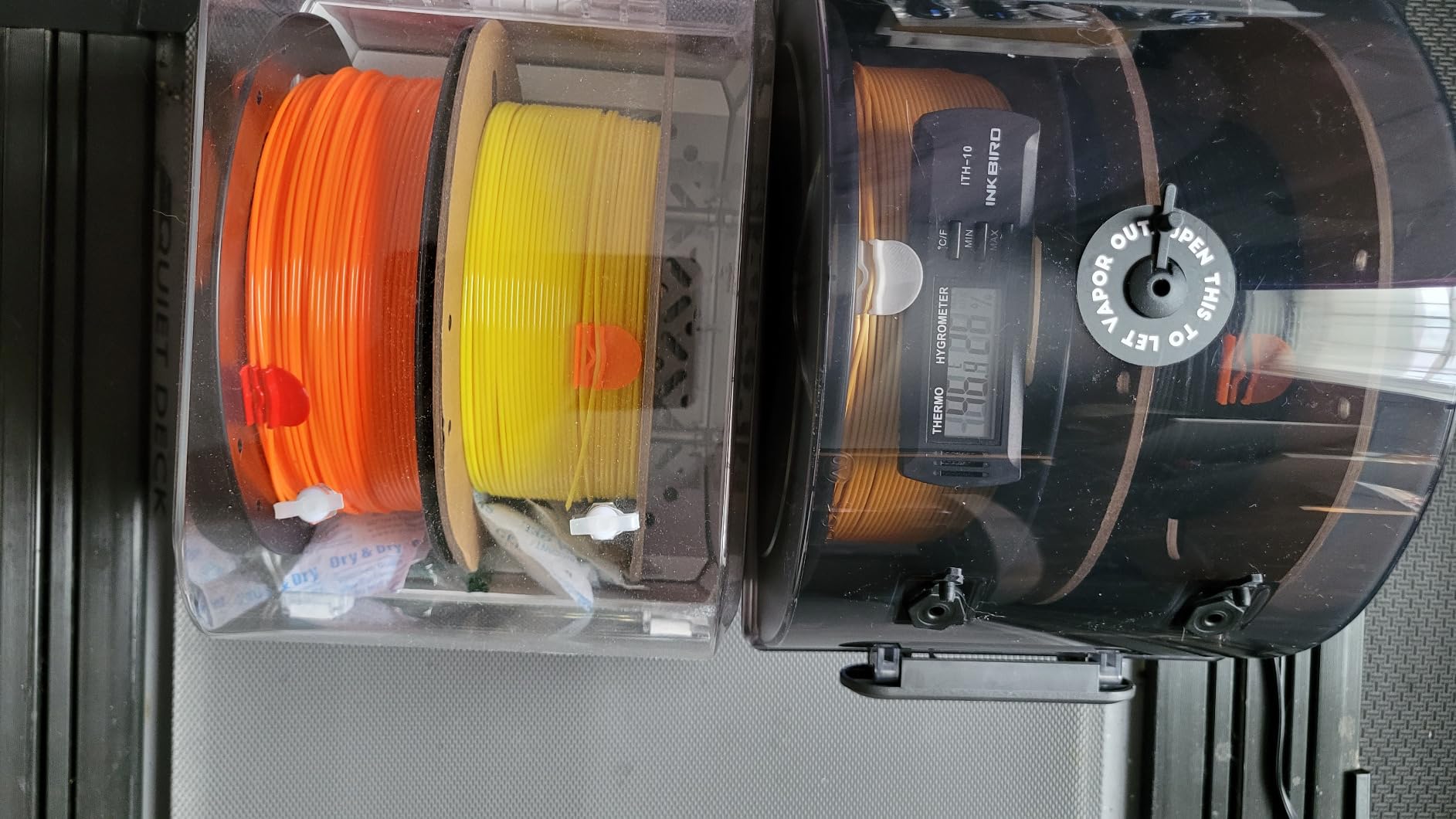 Sovol Filament Dryer, SH02 Dry Box Filament Sealed Storage Box 3D Printer Spool Holder with PTC Heater, Filament Dehydrator with Touch Screen, One Key Set, Compatible with PLA PETG TPU ABS 1.75/2.85mm customer photo 2