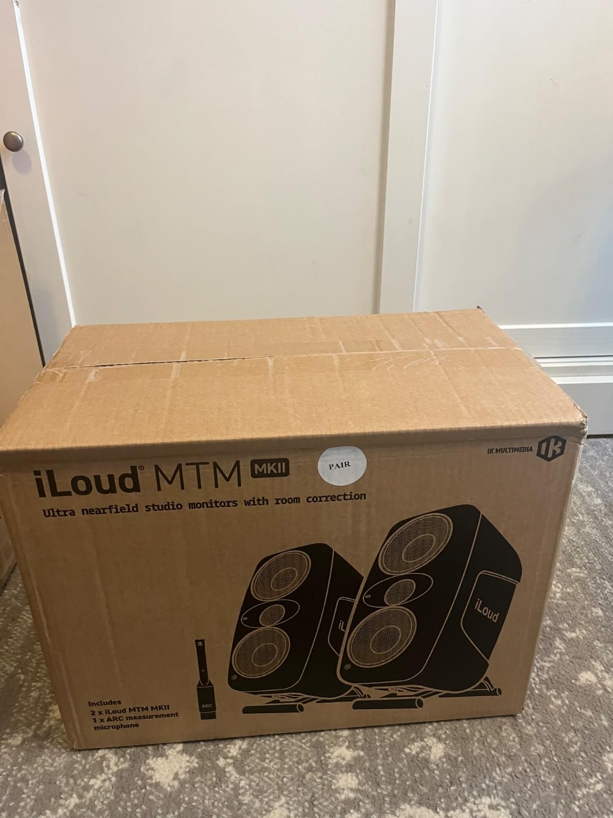 IK Multimedia iLoud MTM MKII Compact Studio Monitor Pair with ARC Room Correction customer photo 2