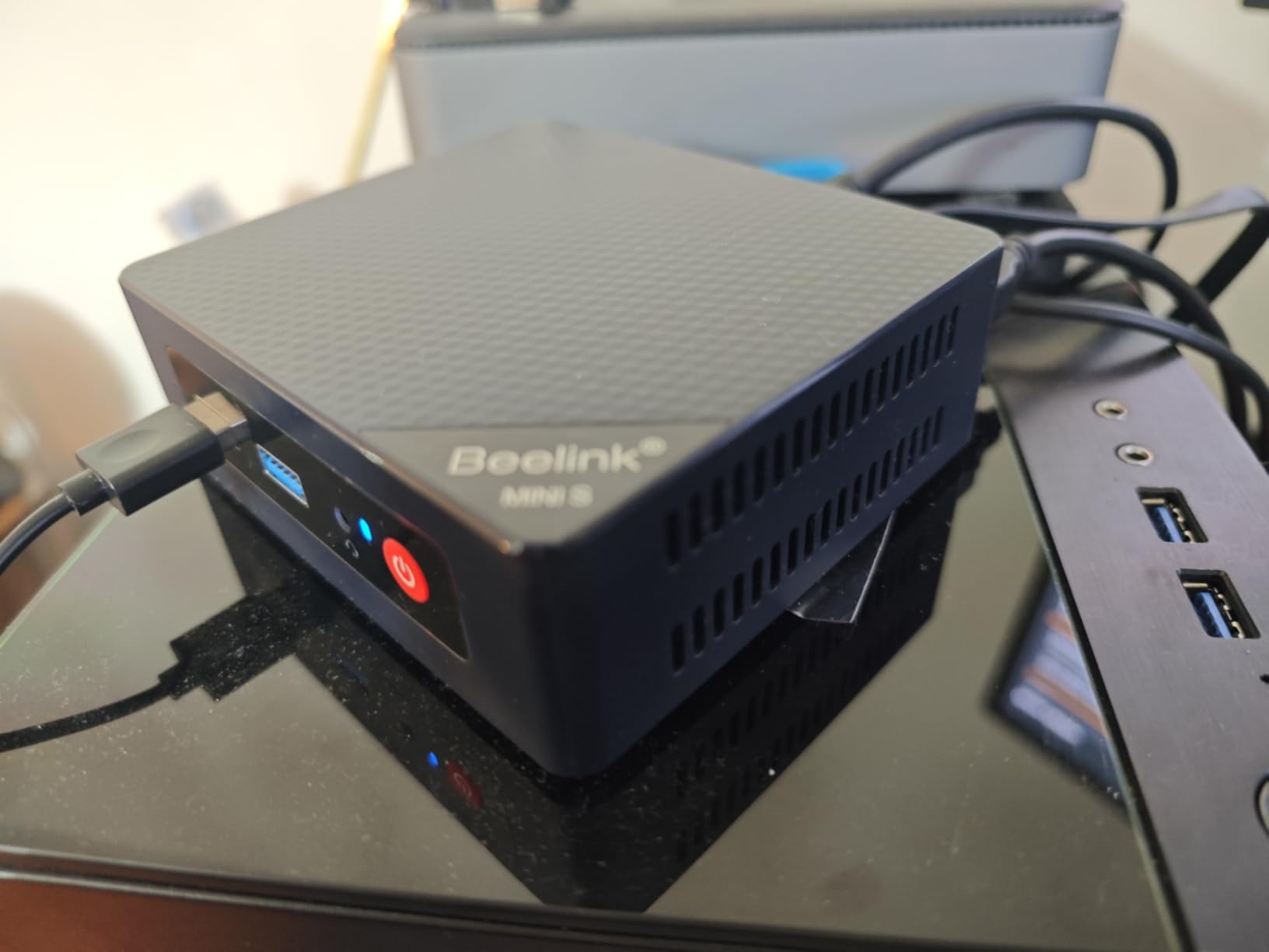 Beelink Mini S12 Pro Mini PC, Intel 12th N95(Up to 3.4GHz) 8GB DDR4 256GB SSD, Mini Desktop Computer 4K Dual HDMI Display, 2.5G LAN/WiFi5/USB3.2, WOL for Home Office customer photo 1