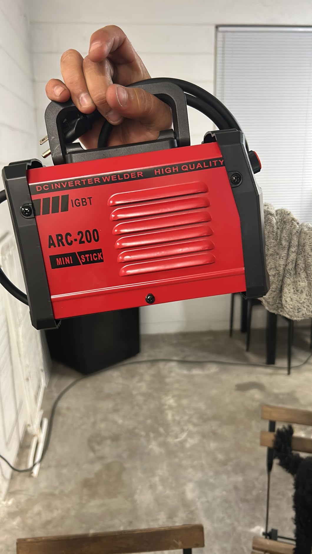 200Amp 20PCS Rods Stick Welder, Super MINI Portable Welding Machine, IGBT Inverter Welder Machine 110V with Hot Start Arc Force Anti-Stick customer photo 2