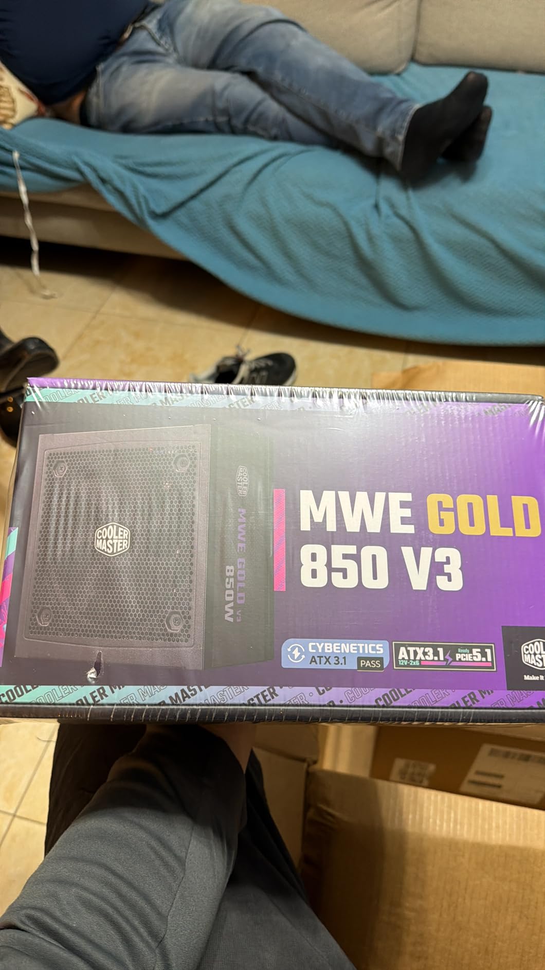 Cooler Master MWE Gold 850 V3 Fully Modular Power Supply - 850W 80+ Gold Certified PSU, Cybenetics Platinum, 90° 12V-2x6 PCIe 5.1, ATX 3.1 Support, Low Noise Zero-RPM Mode customer photo 1
