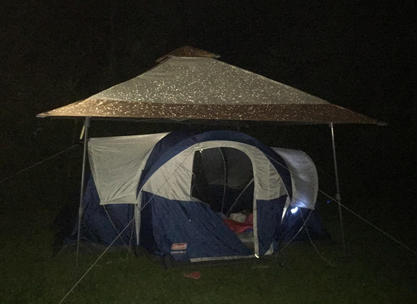 Coleman 13x13ft Instant Canopy Sun Shelter, Portable Shade Tent Sets Up in 3 Minutes, Vented Roof for Airflow & UPF 50+ Sun Protection customer photo 1