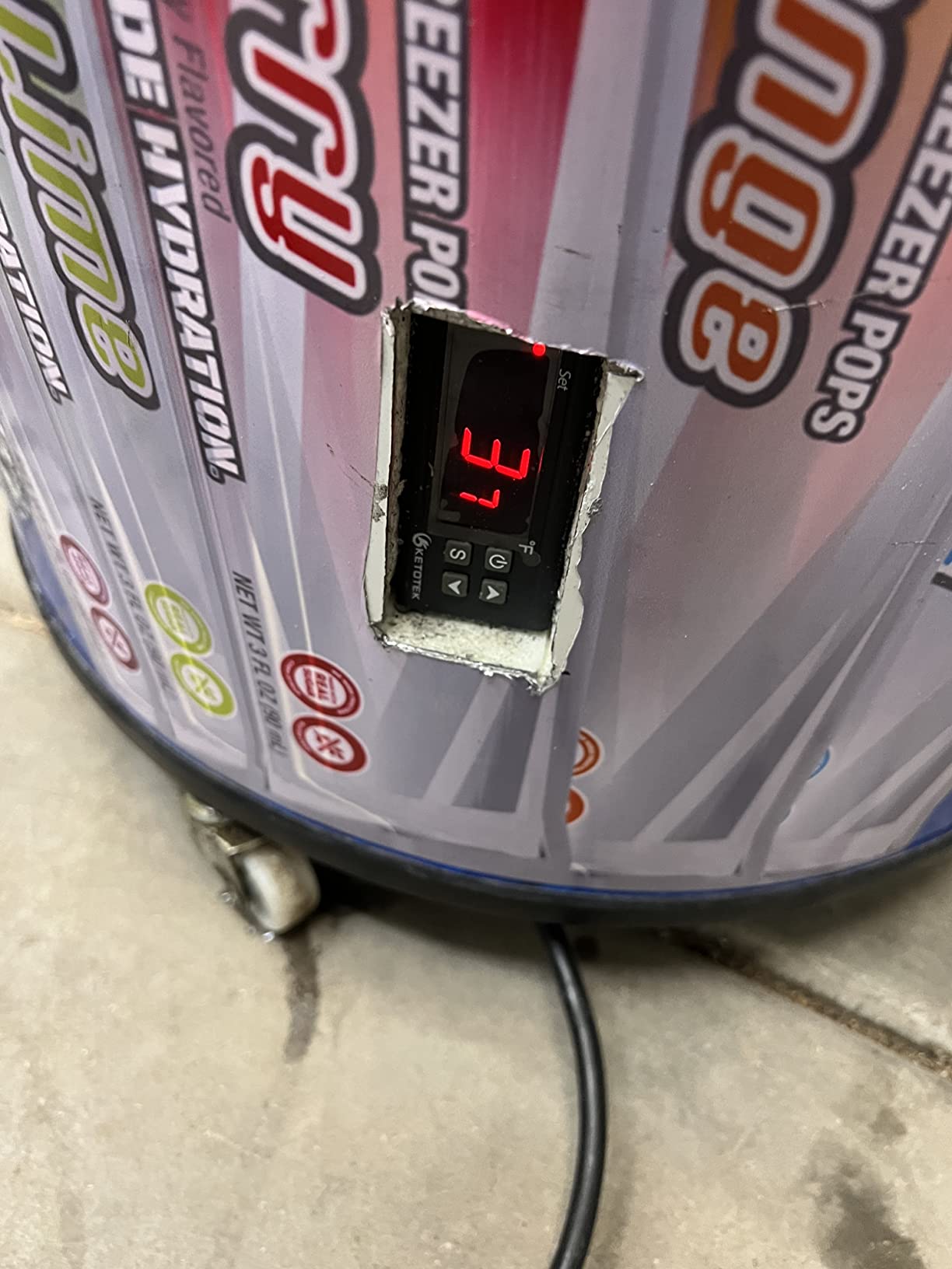 KETOTEK Digital Temperature Controller Fahrenheit & Centigrade Thermostat 120V 16A Relay with Sensor, Heating and Cooling for Homebrew Incubator Greenhouse customer photo 2