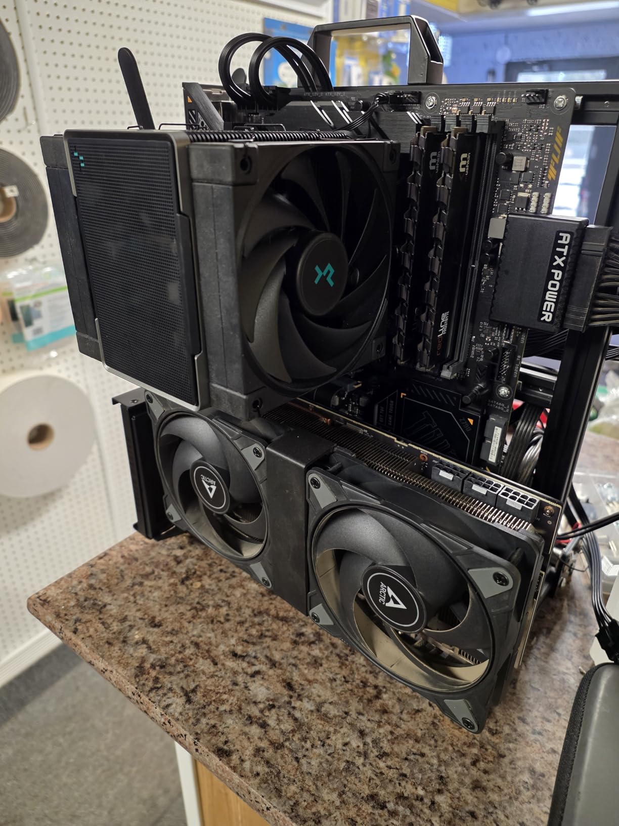 DIY Aluminium Pc Open Case Computer Chassis Test Bench Support Water Cooling Support Server Chassis Support Itx Matx ATX Eatx (ATX) customer photo 1