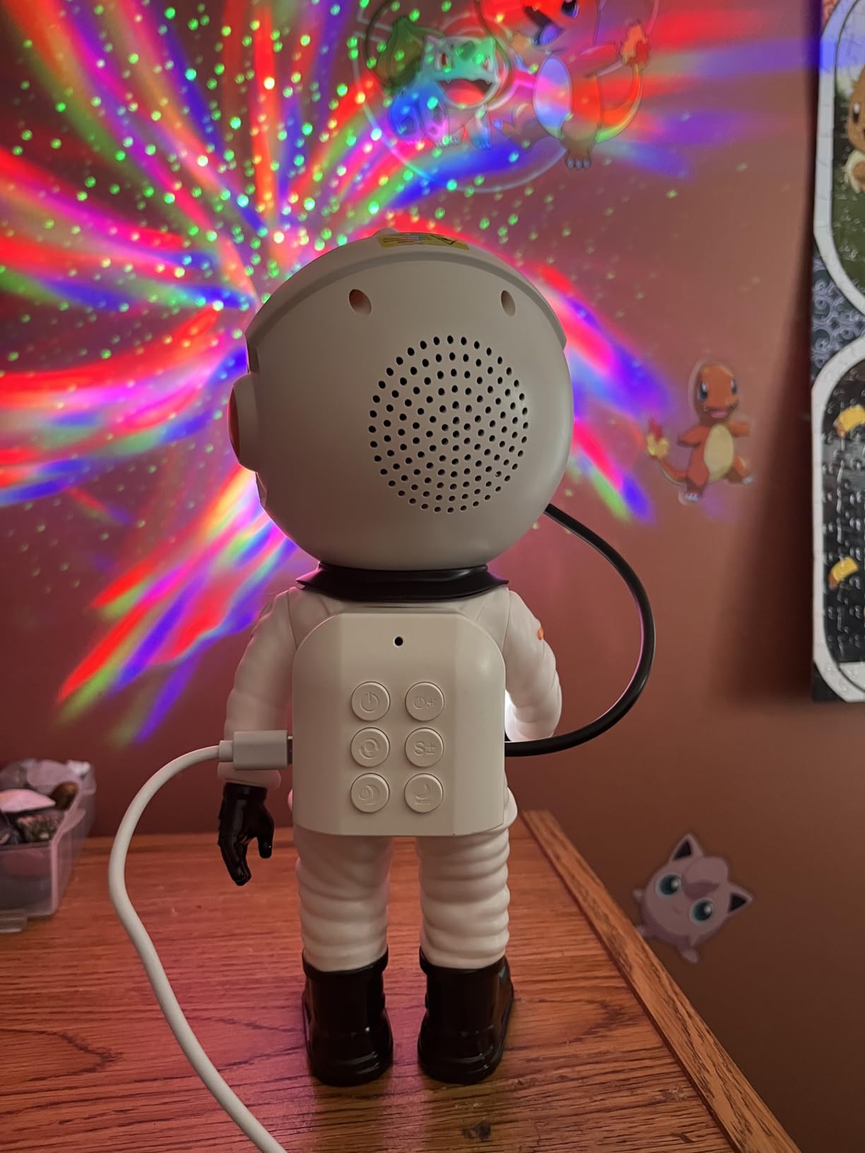 Rossetta Astronaut Galaxy Projector, Star Projector for Bedroom, LED Night Light for Kids Room with Timer and Remote customer photo 1