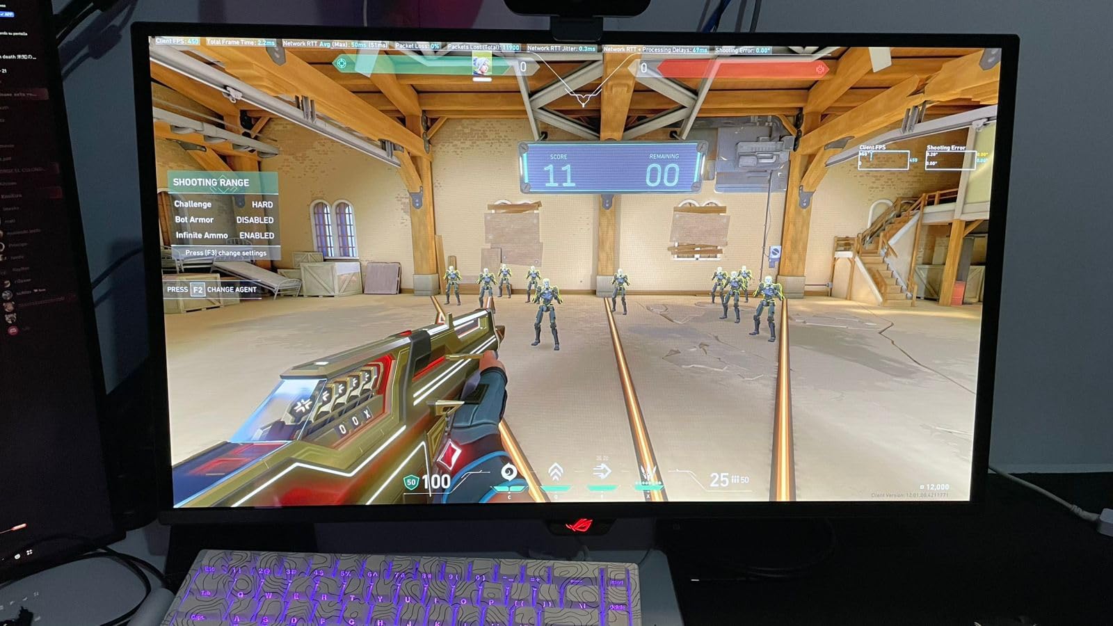 ASUS ROG Strix 26.5 inch 1440P QD-OLED Gaming Monitor (XG27ACDNG) - QHD (2560x1440), 360Hz, 0.03ms, Custom Heatsink, OLED Care+, G-SYNC Compatible, 99% DCI-P3, DisplayWidget, AI Gaming, 3yr Warranty customer photo 1