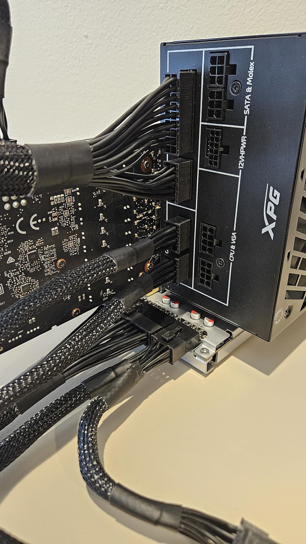 XPG Core Reactor II VE 650W 80 Plus Gold Fully Modular Power Supply, ATX 3.0/3.1 Compliant, 12WHP Cable, High Efficiency Gaming PSU (COREREACTORIIVE650G-BKCUS) customer photo 1