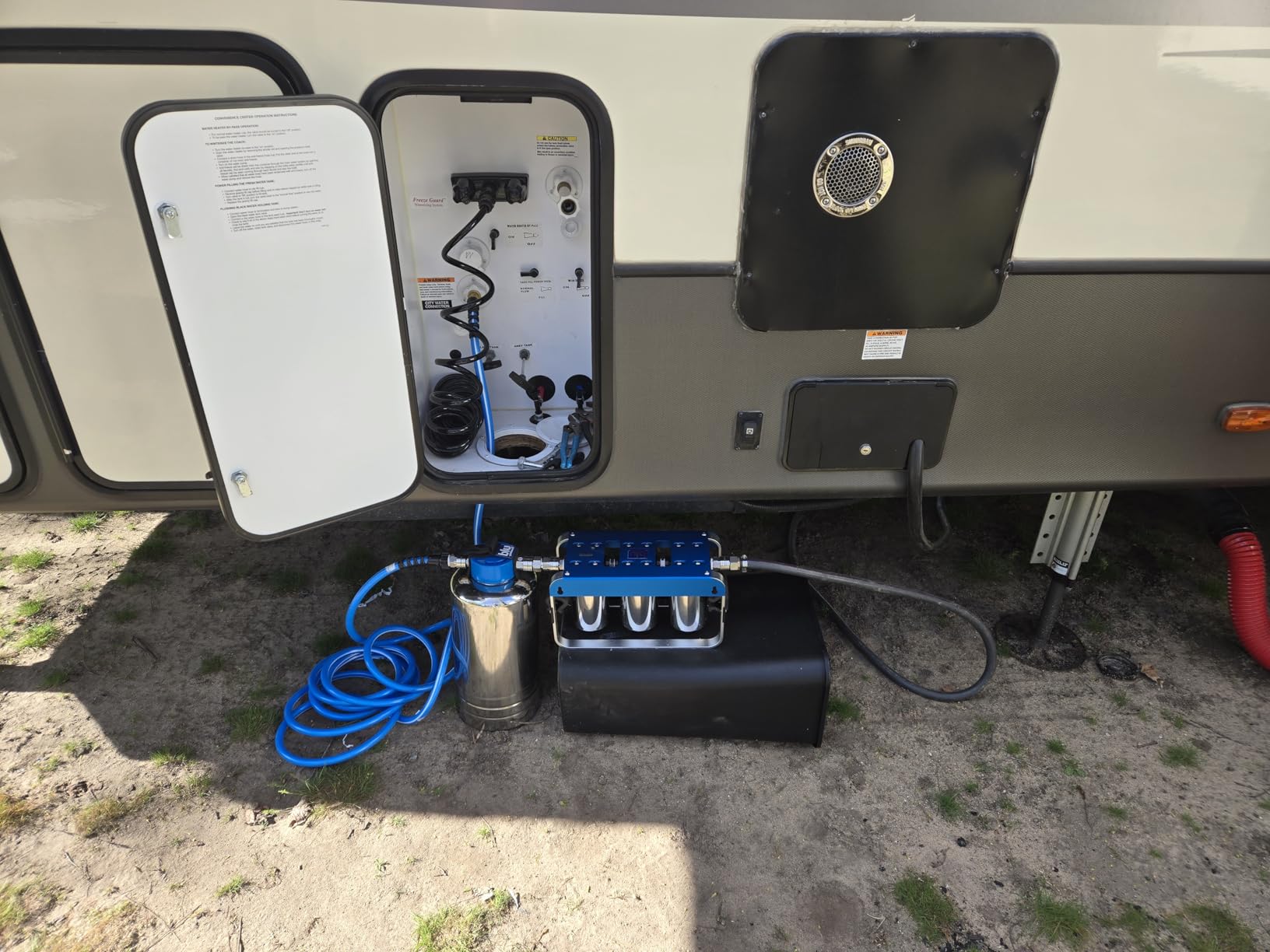 GoBluTech AR3, RV Water Filter System, 0.2 Micron Filter for Campers with Compact 5-inch Filters, 3 Stage Premium Filtration System customer photo 1